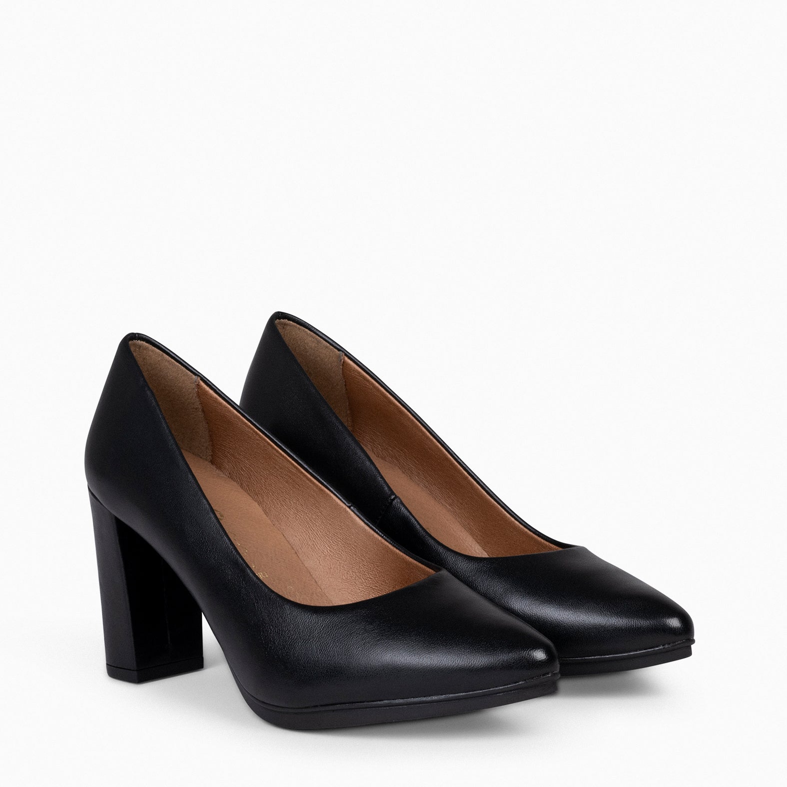 URBAN SALON – Zapatos de tacón alto de napa NEGRO