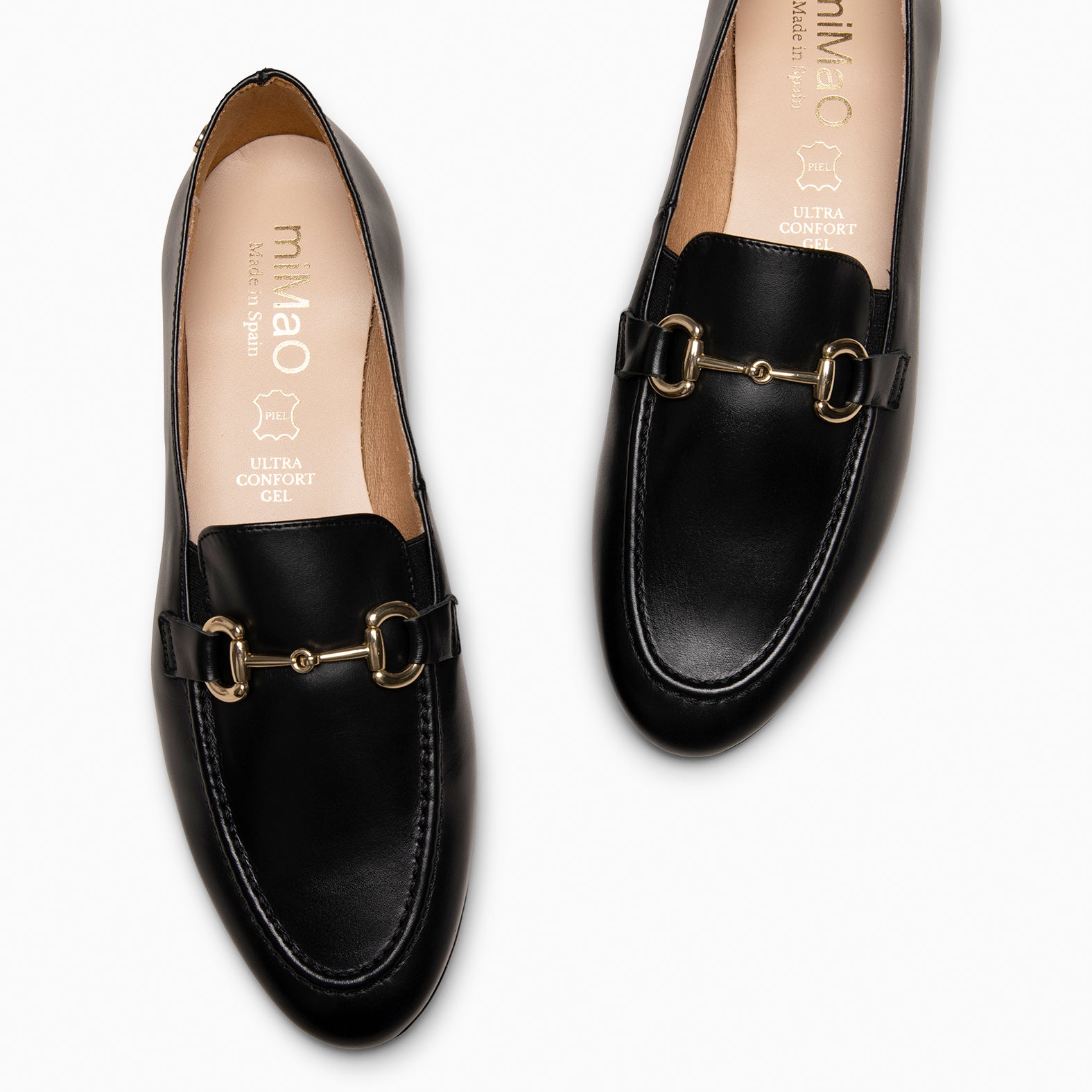 SERENA - MOCASÍN PIEL DE NAPA NEGRO