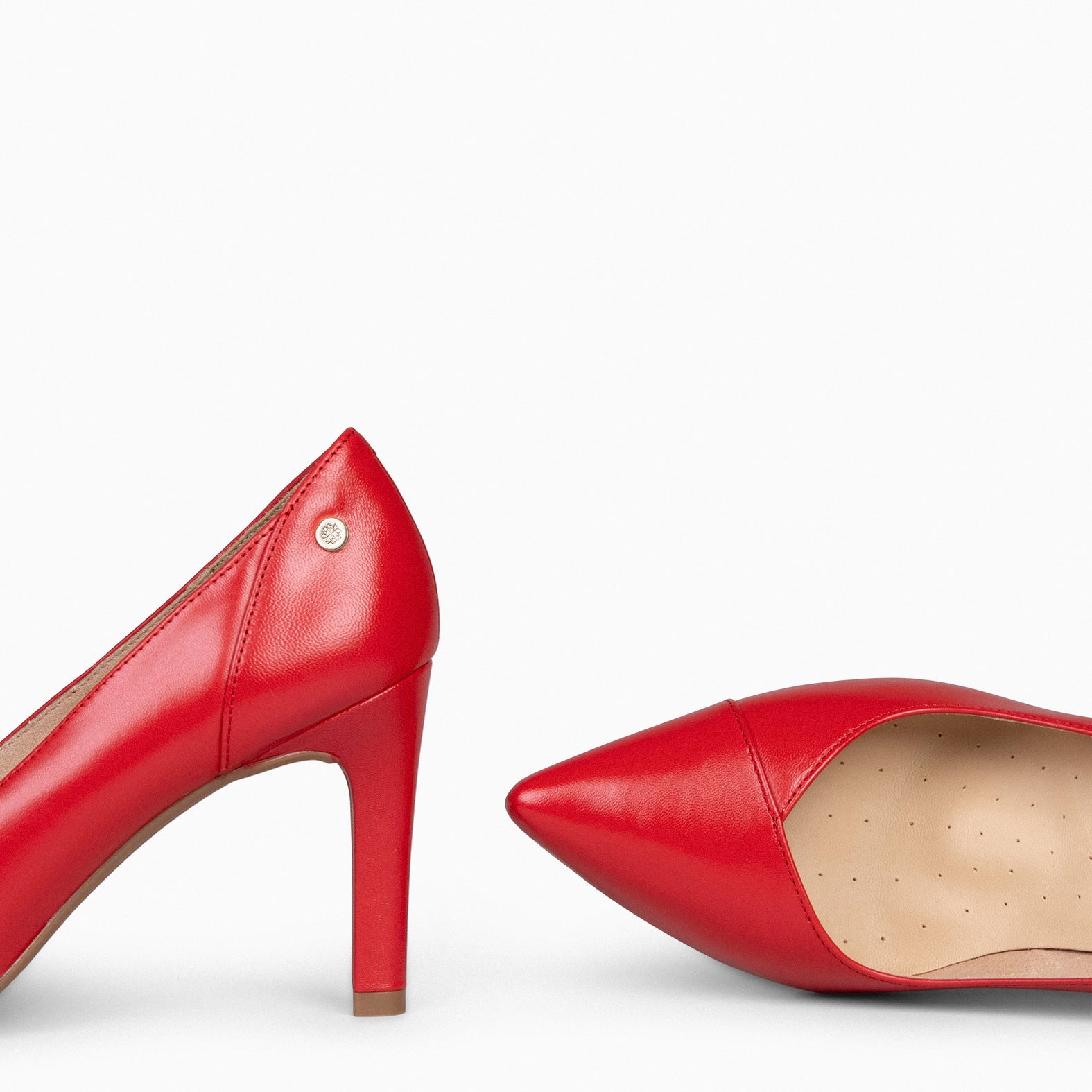 GLAM - Zapatos elegantes de tacón alto ROJO