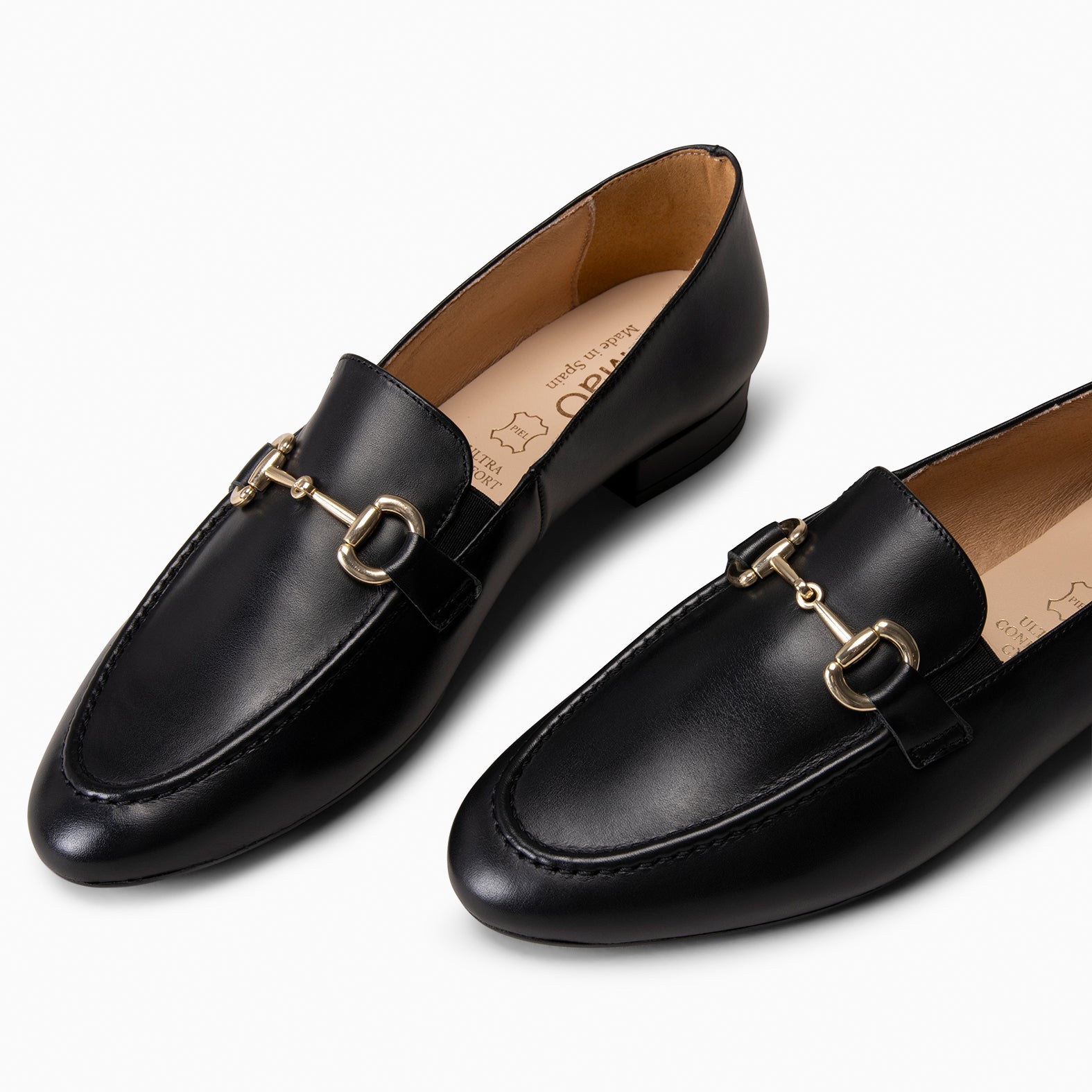 SERENA - MOCASÍN PIEL DE NAPA NEGRO