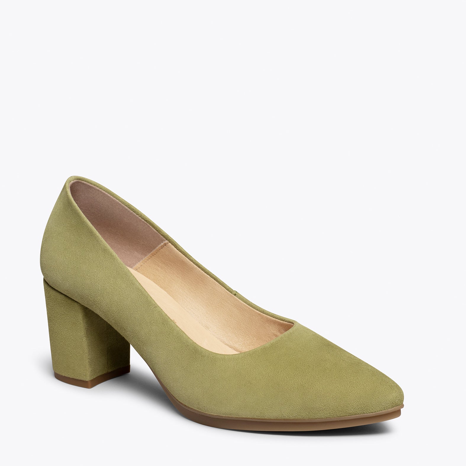 URBAN S - Zapato de tacón medio VERDE OLIVA