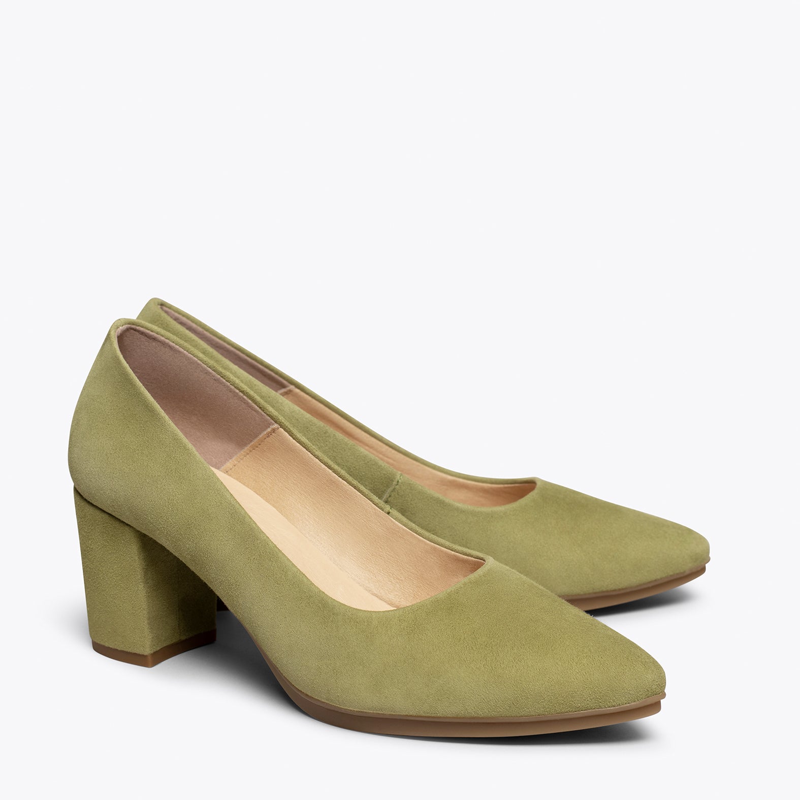 URBAN S - Zapato de tacón medio VERDE OLIVA