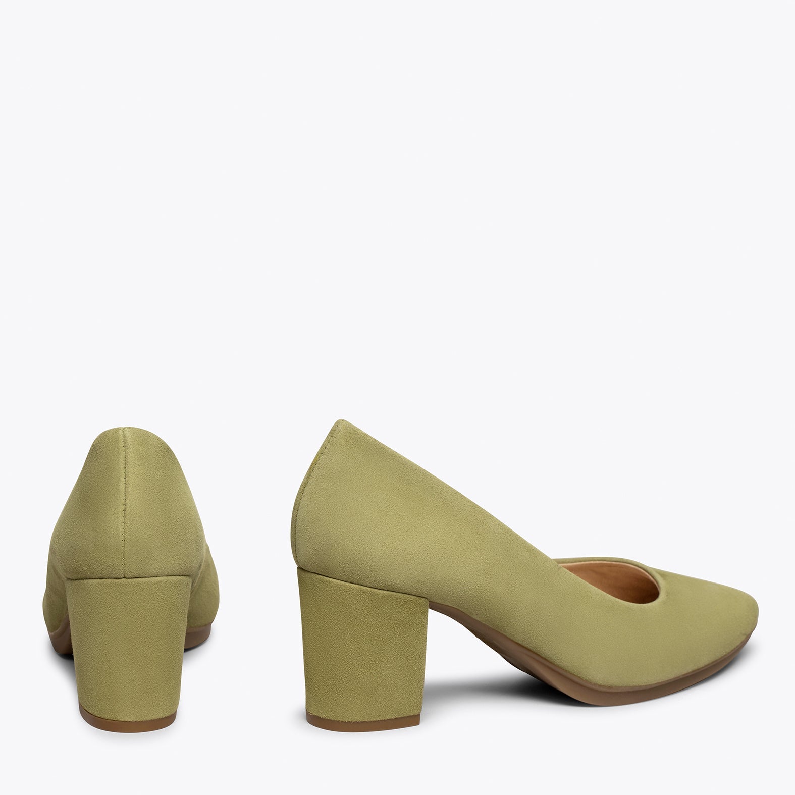 URBAN S - Zapato de tacón medio VERDE OLIVA