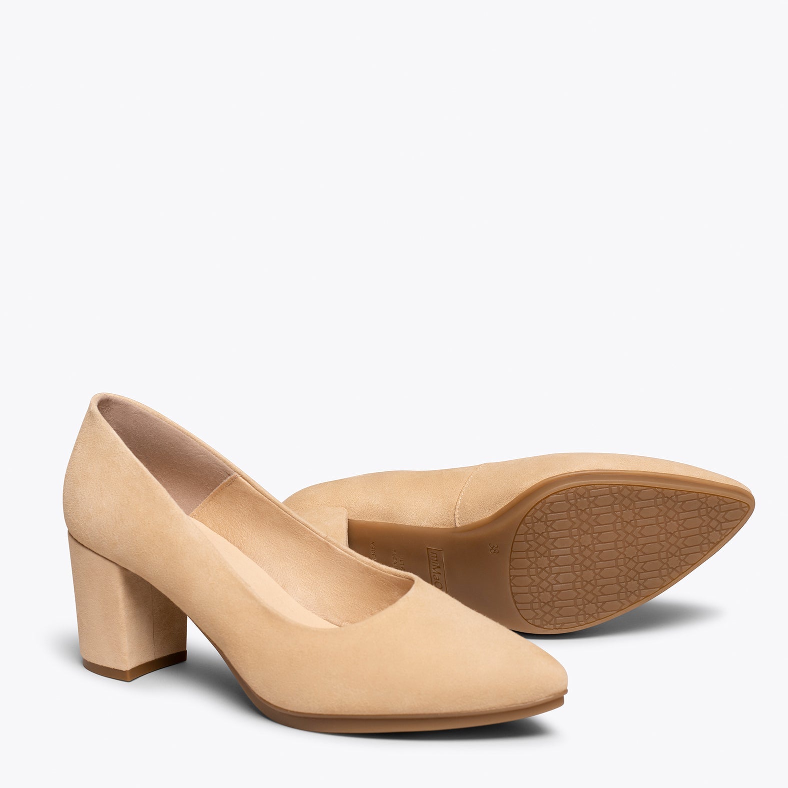URBAN S - Zapatos de tacón medio BEIGE