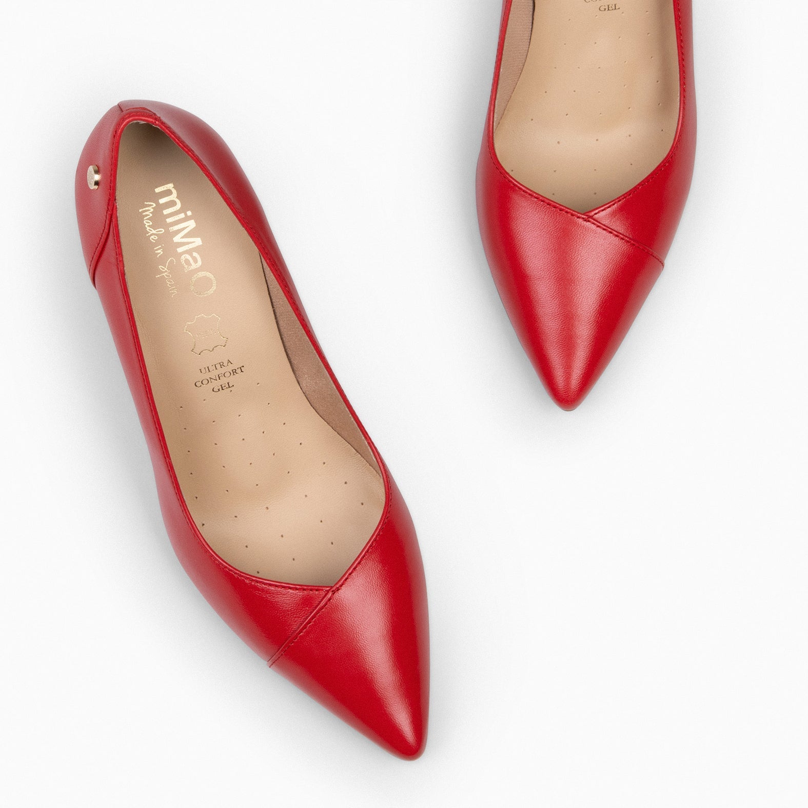 GLAM - Zapatos elegantes de tacón alto ROJO
