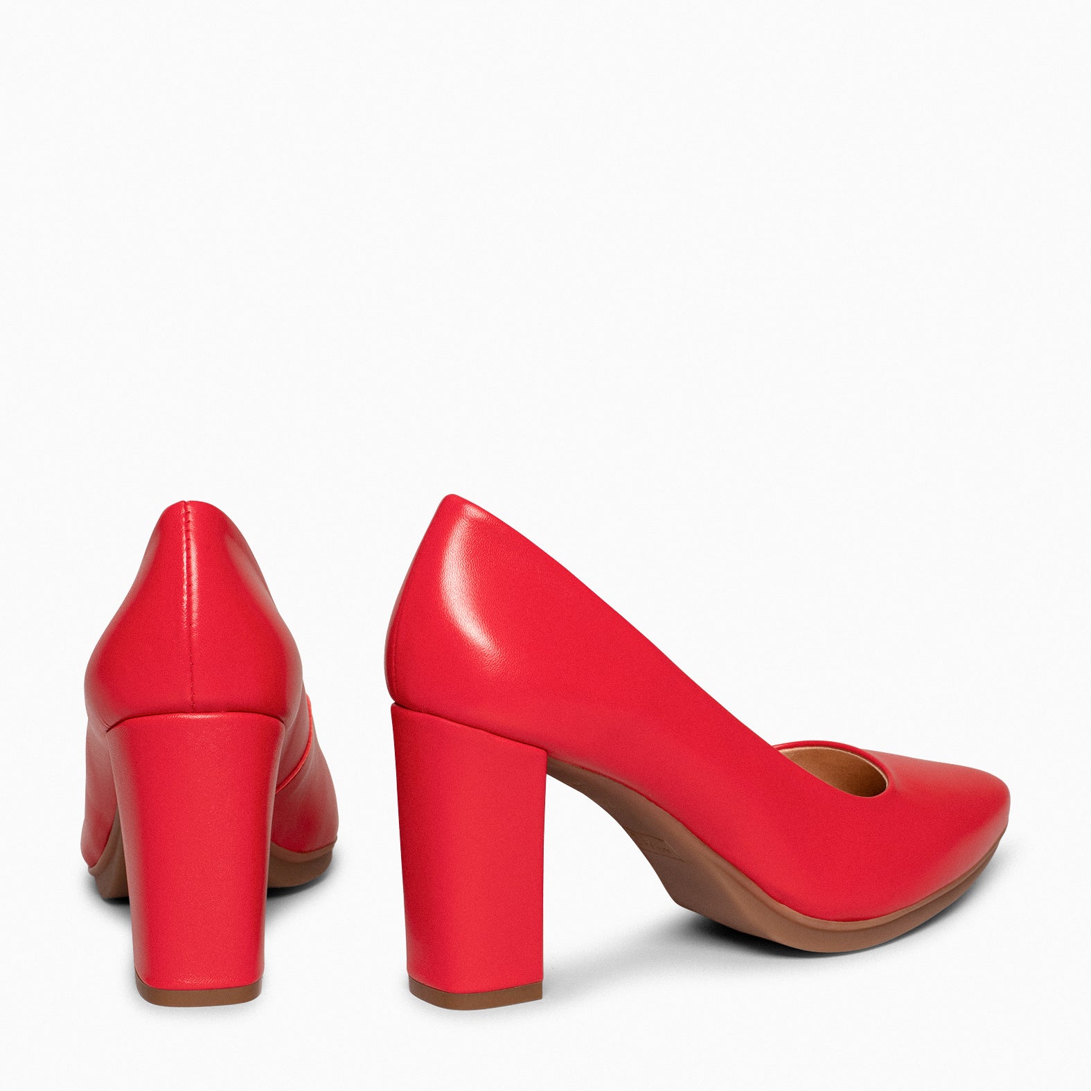 URBAN SALÓN - Zapatos de tacón alto de napa ROJO