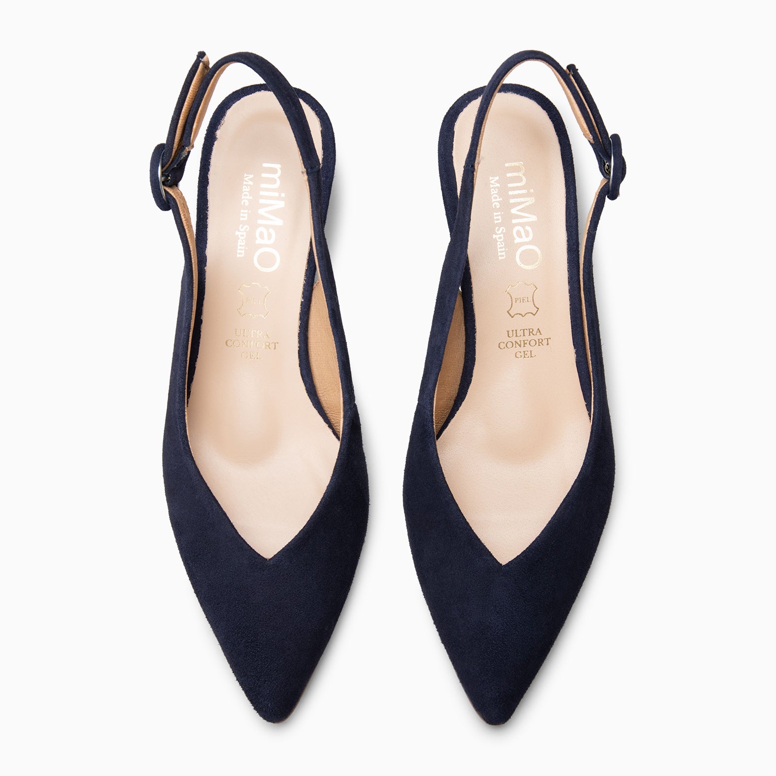 CARMEN – Zapatos de Tacón acampanado MARINO