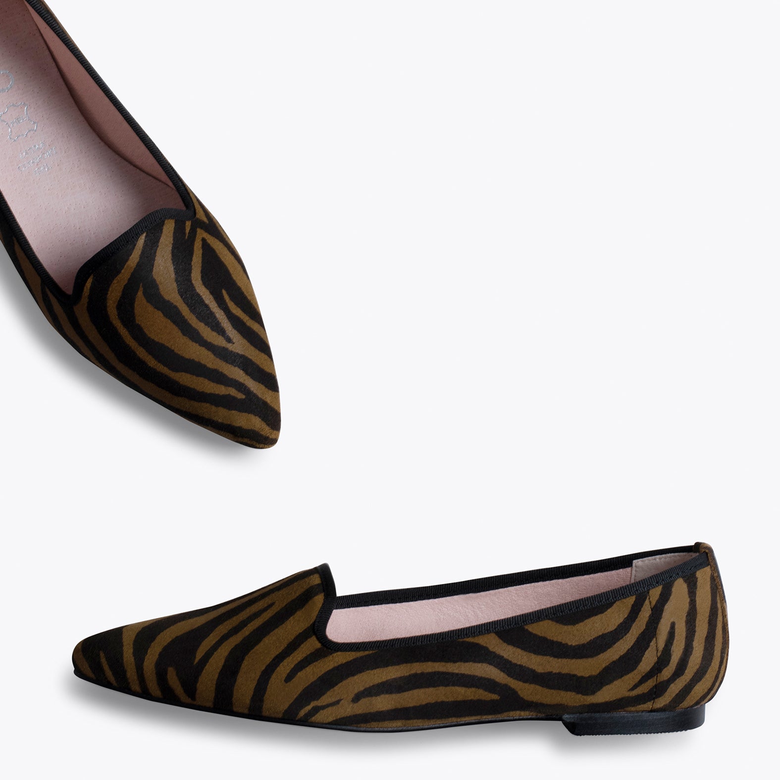SLIPPER ZEBRA - Slipper Animal Print CUERO ZEBRA