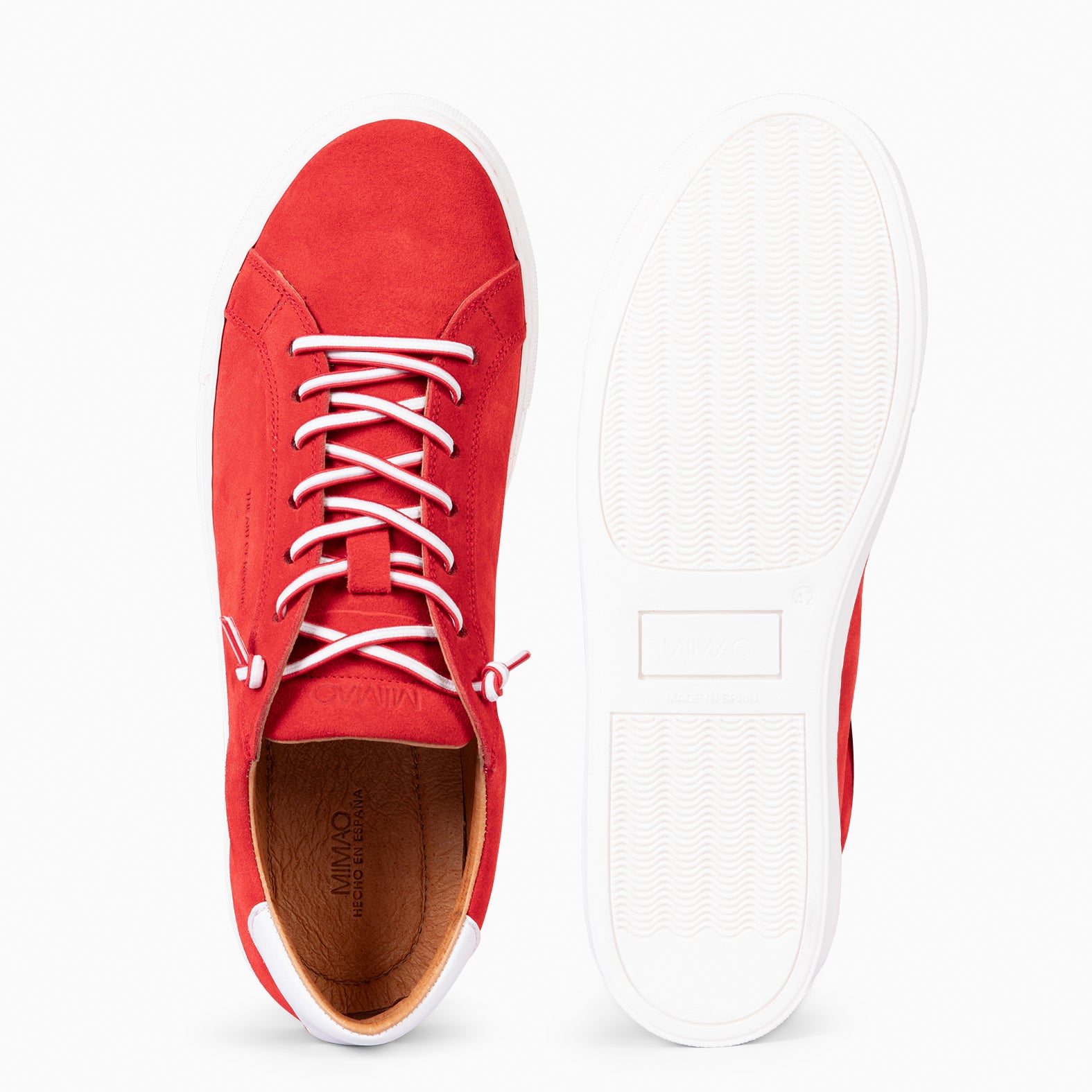 GAEL - ZAPATILLAS CASUALES DE HOMBRE ROJO