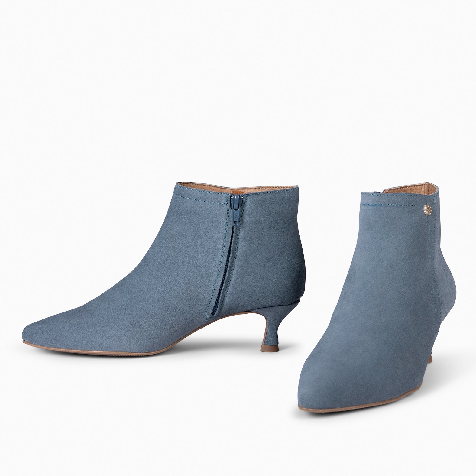 LORD – Botines tacón bajo AZUL