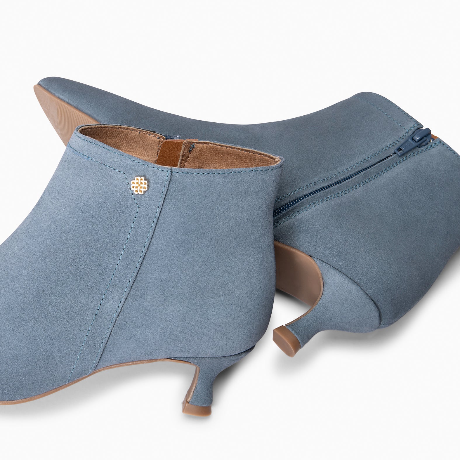 LORD – Botines tacón bajo AZUL