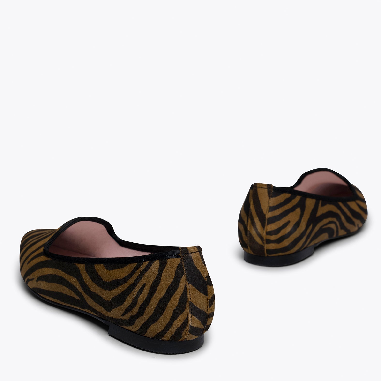 SLIPPER ZEBRA - Slipper Animal Print CUERO ZEBRA