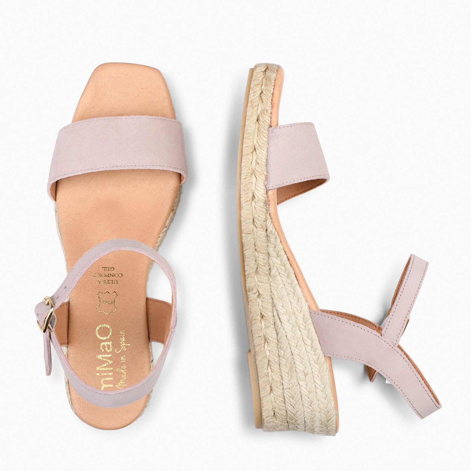 JEREZ - Sandalias de Esparto NUDE