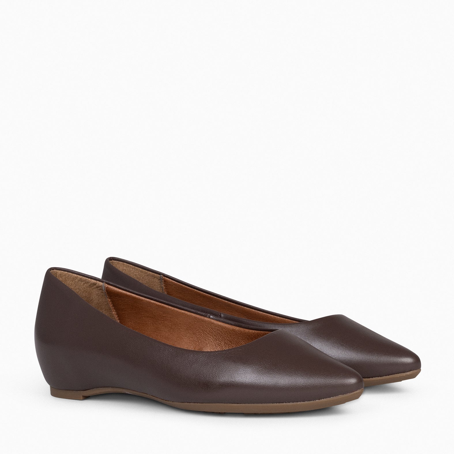 URBAN CUÑA - Zapatos con cuña interna MARRÓN