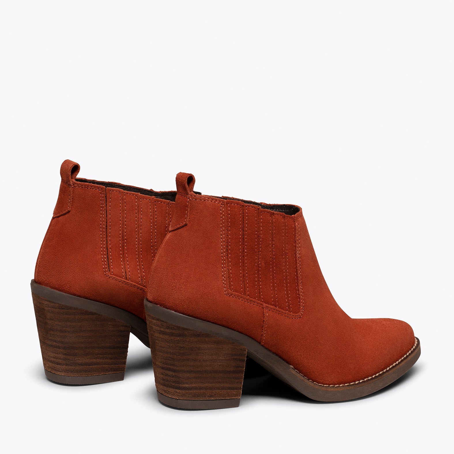 ALABAMA - Botines camperos con elástico TEJA