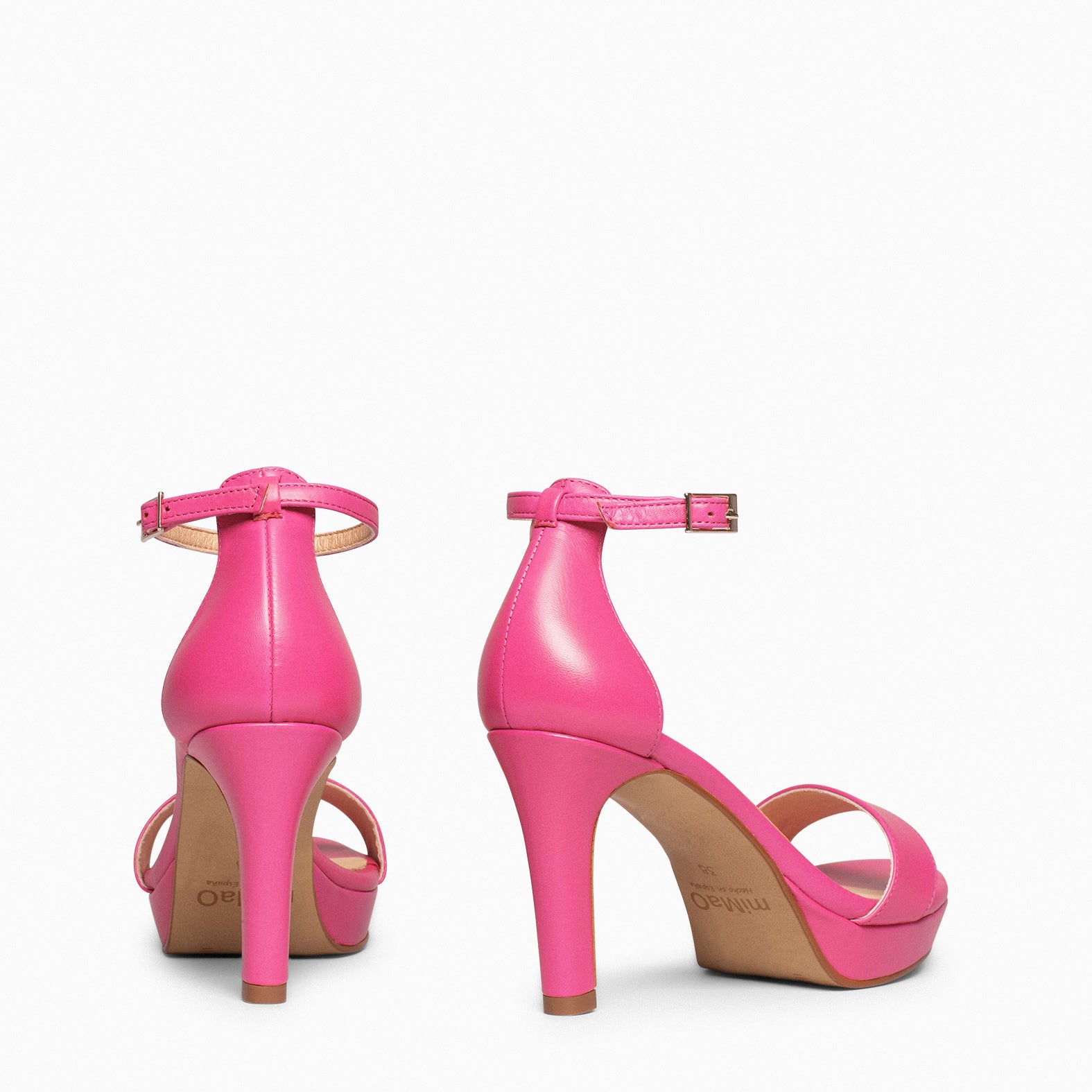 FIESTA - Sandalias de tacón alto y plataforma ROSA