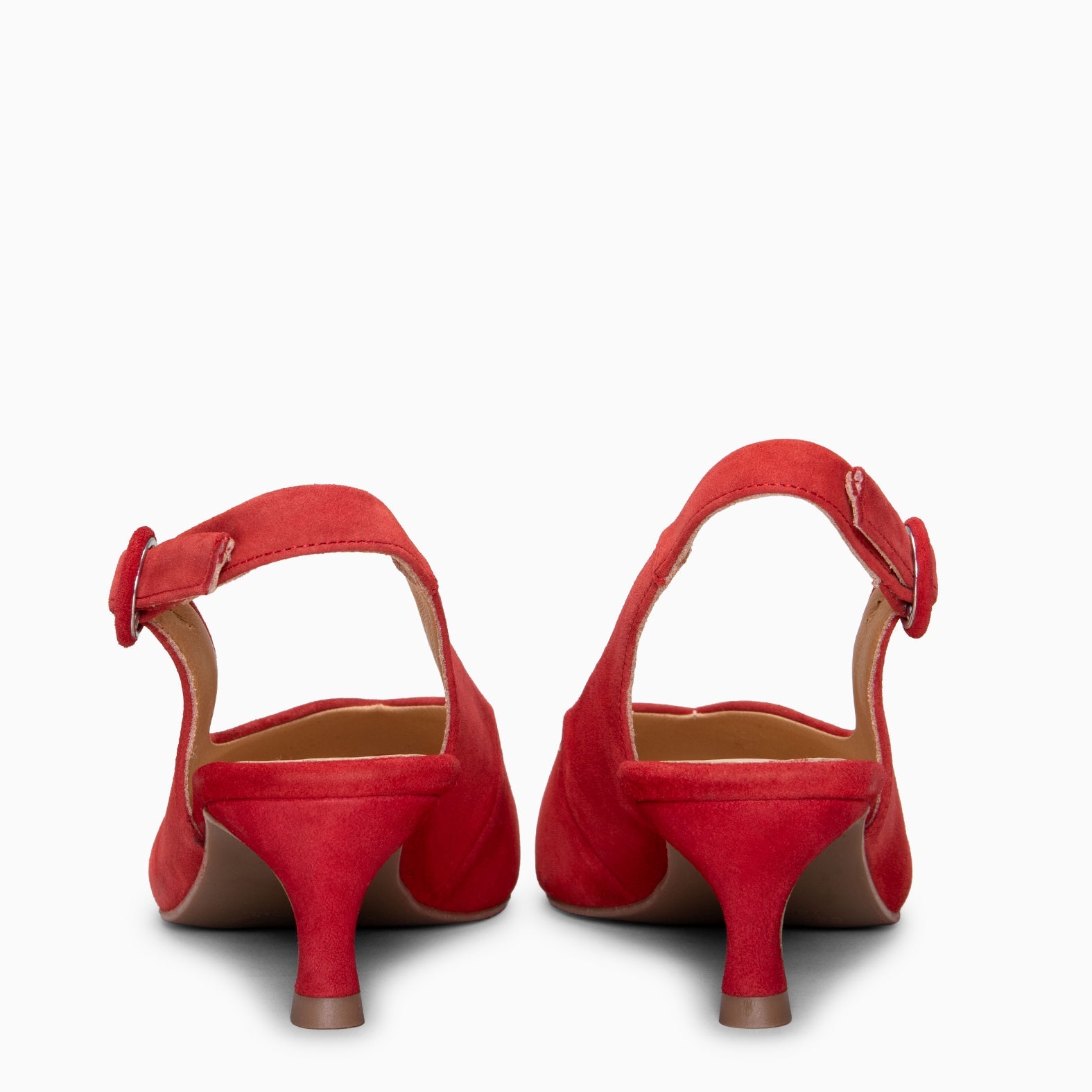 CARMEN – Zapatos de Tacón acampanado ROJO