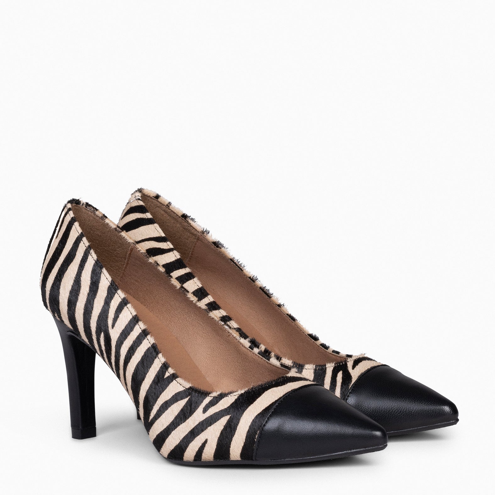 GLAM  WILD - Zapatos de salón cómodos y elegantes CEBRA