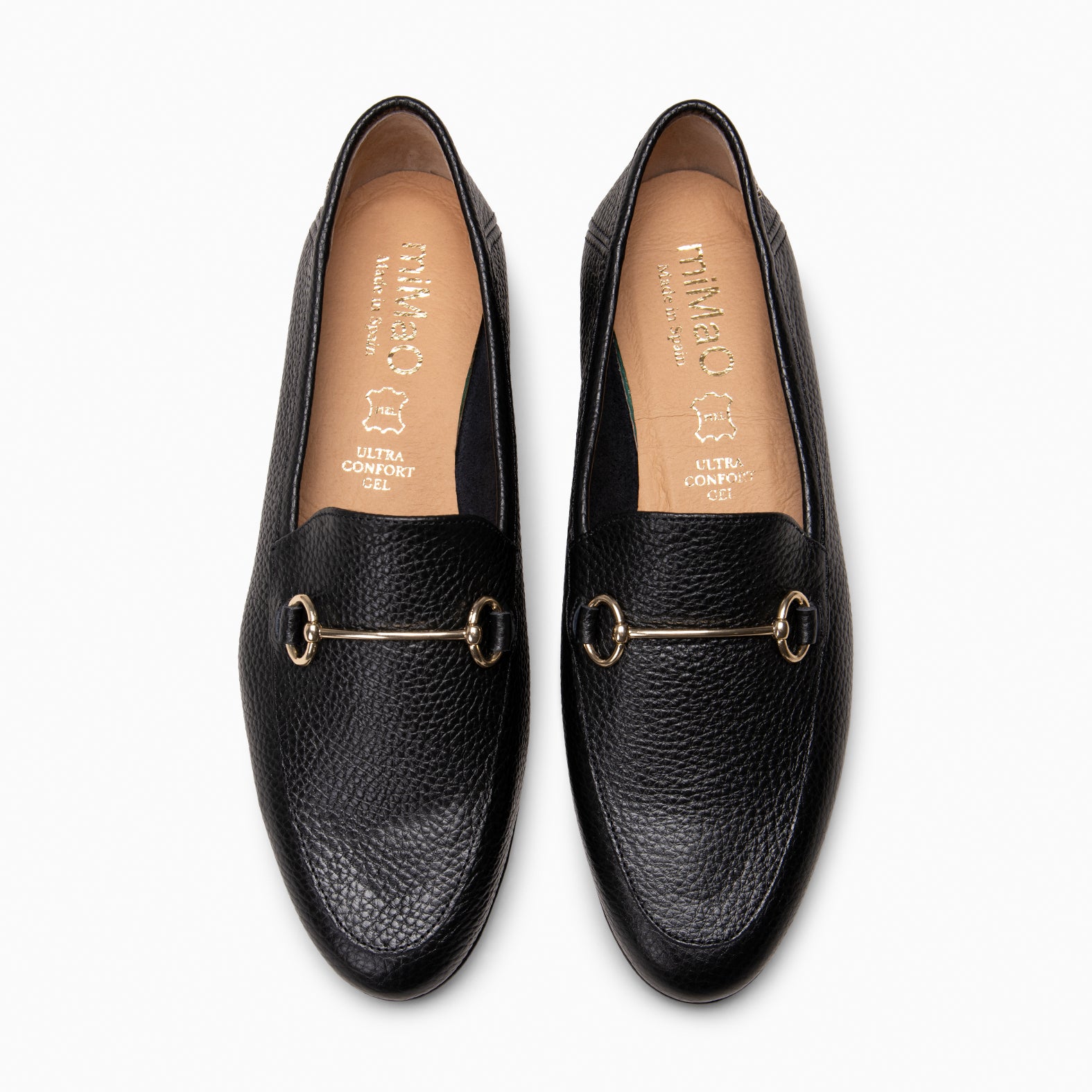 STYLE – Mocasines planos con adorno metalizado NEGRO