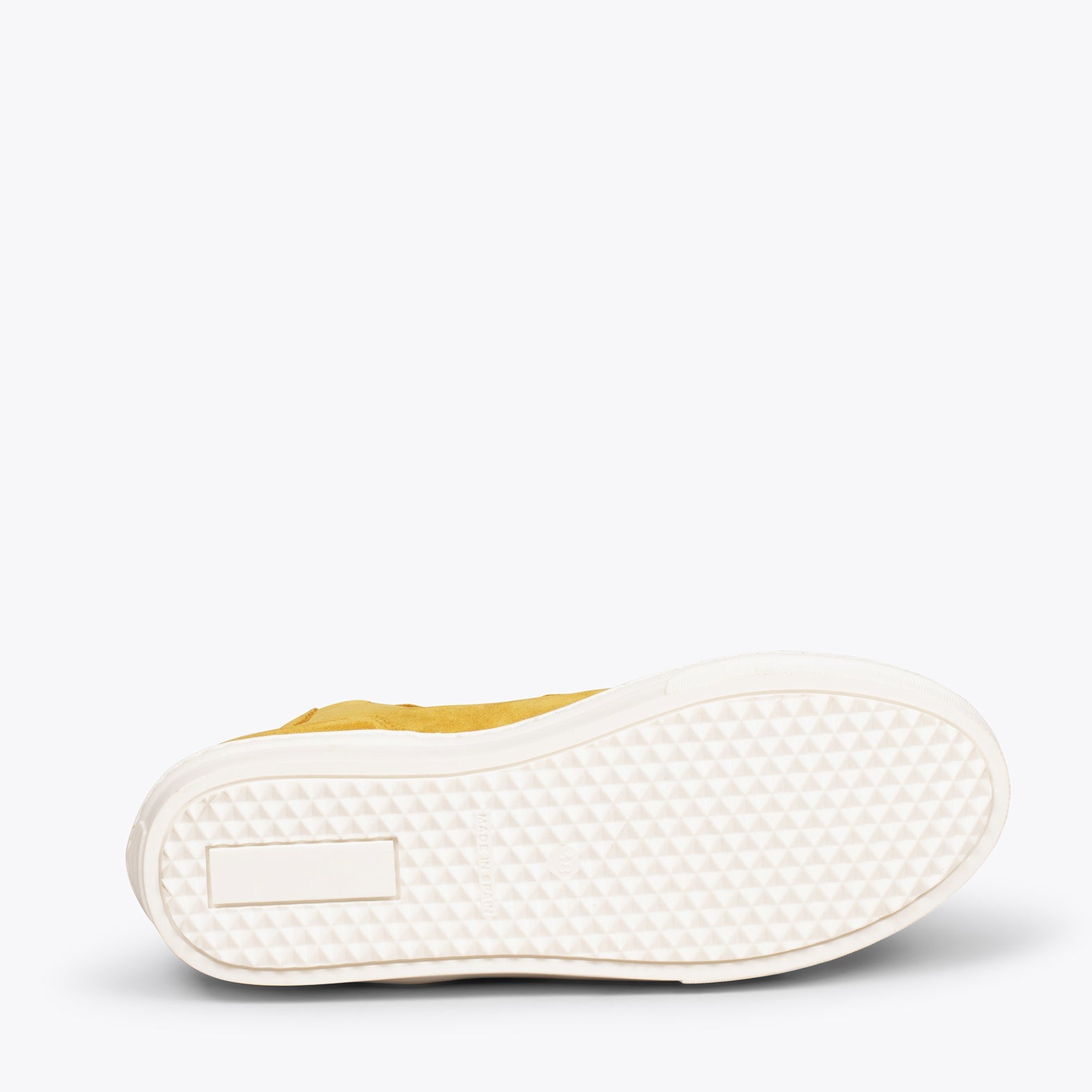 STAR - Zapatillas con plataforma de mujer MOSTAZA