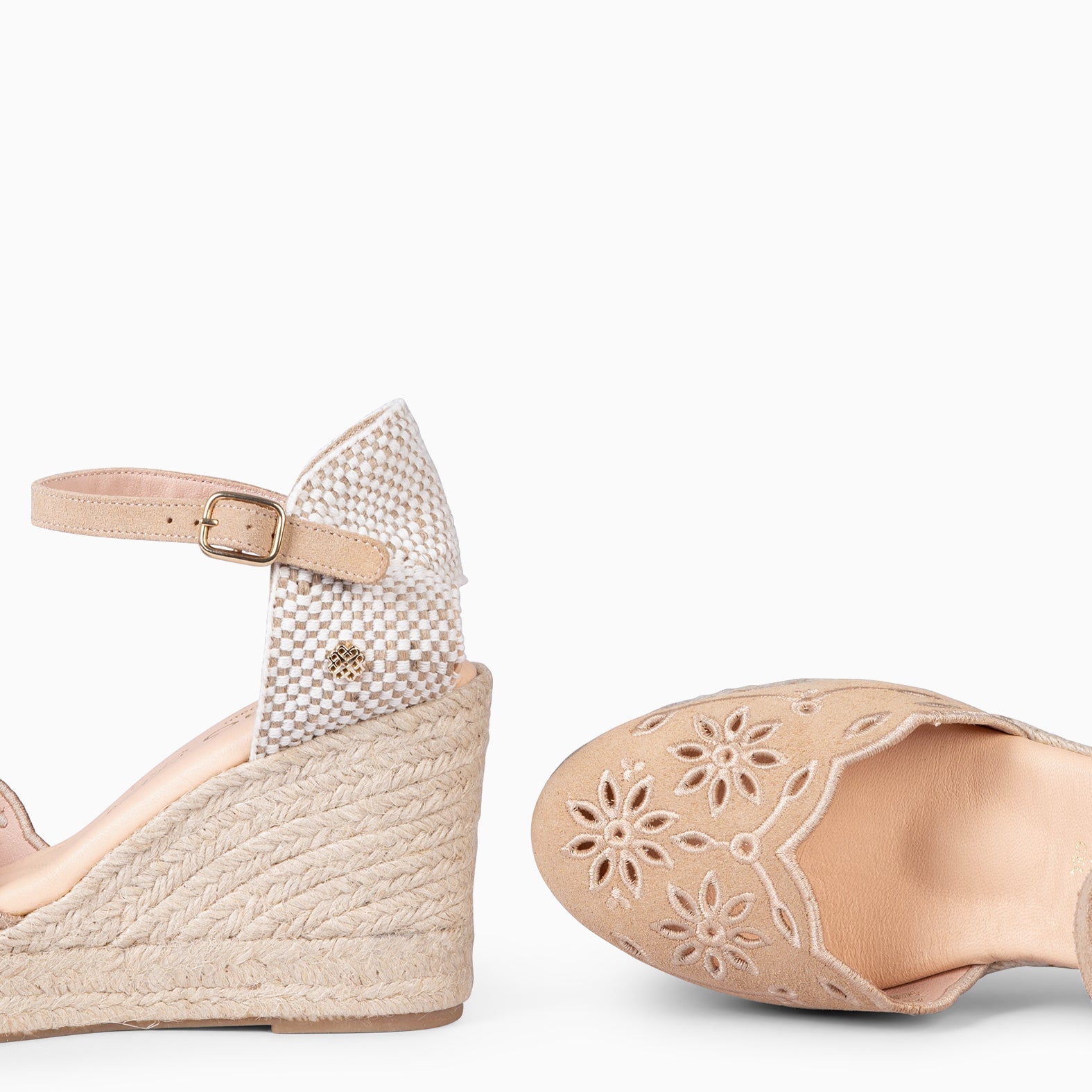 RONDA - CUÑA DE ESPARTO BEIGE
