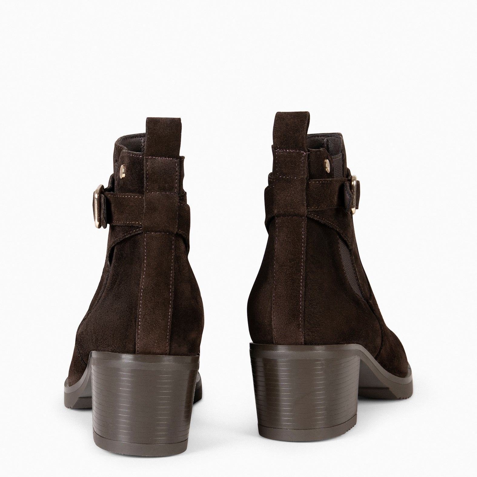 LEMY – BOTINES SERRAJE MUJER MARRON