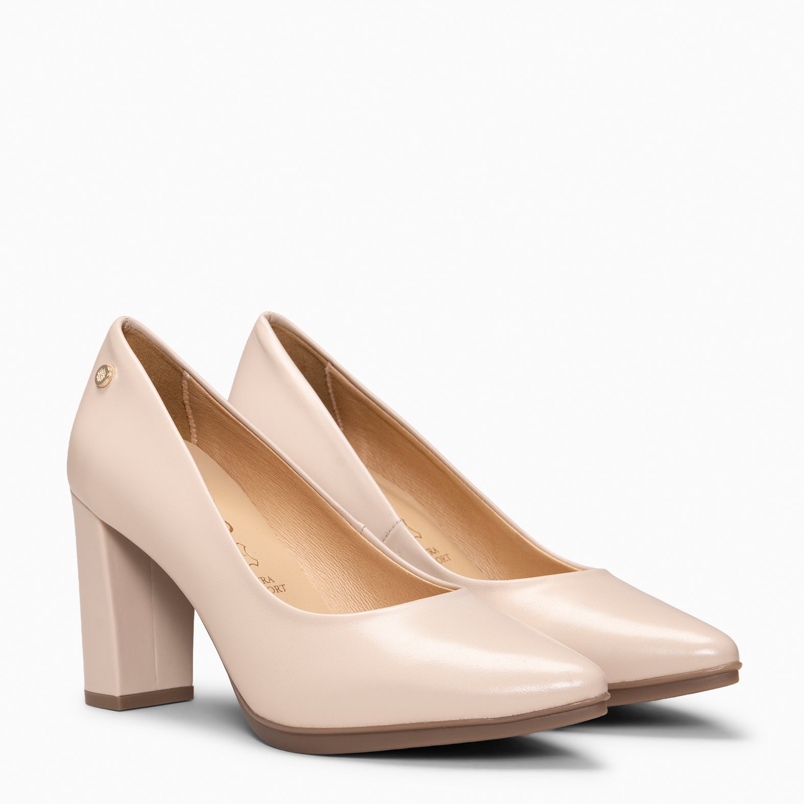 URBAN SALÓN - Zapatos de tacón alto de napa ROSA CLARO