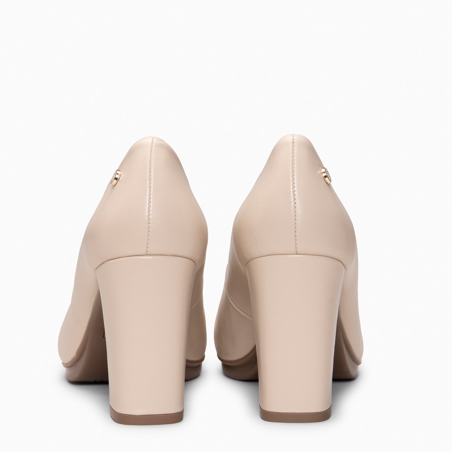 URBAN SALÓN - Zapatos de tacón alto de napa BEIGE