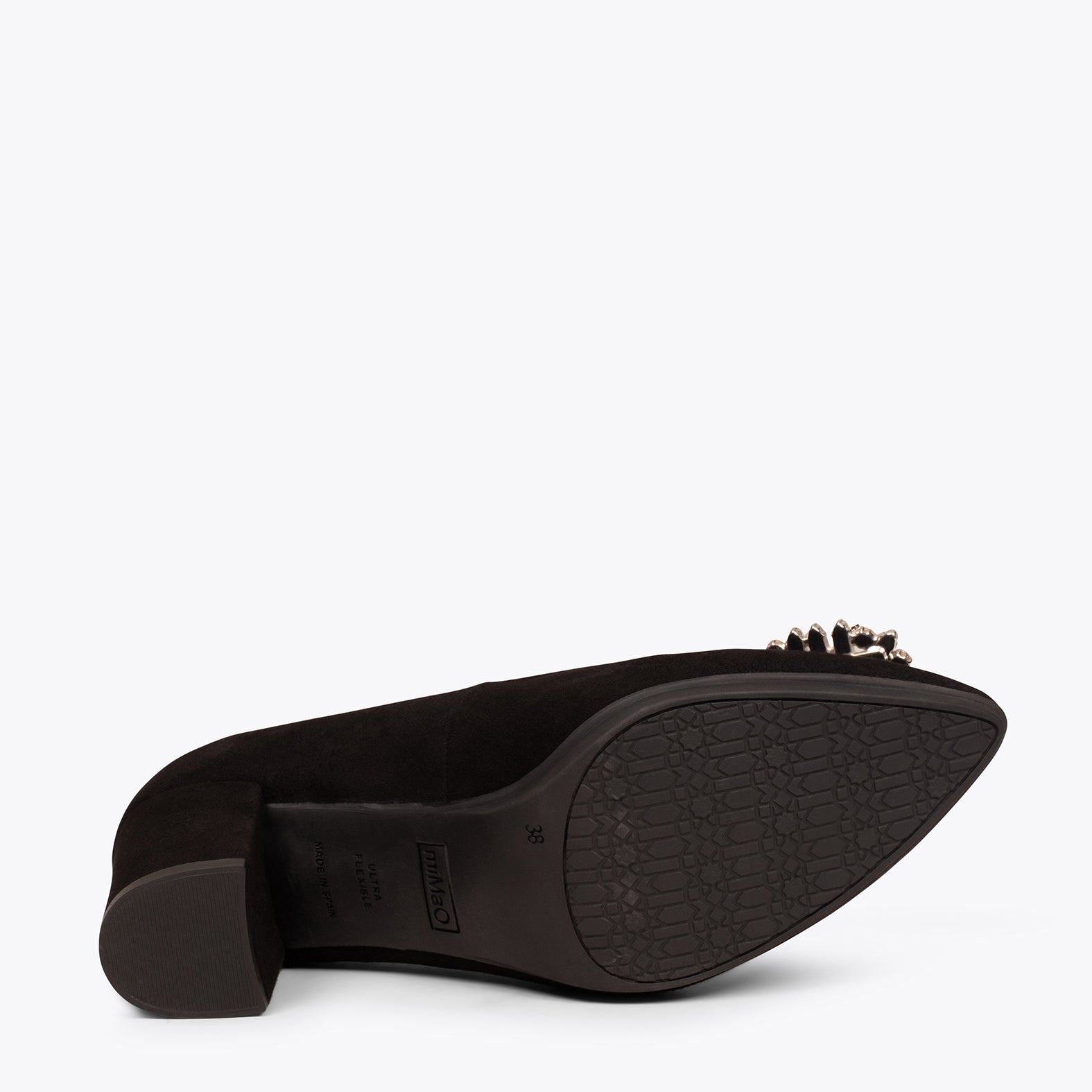 URBAN S CRISTAL - Zapatos de tacón con pedrería NEGRO