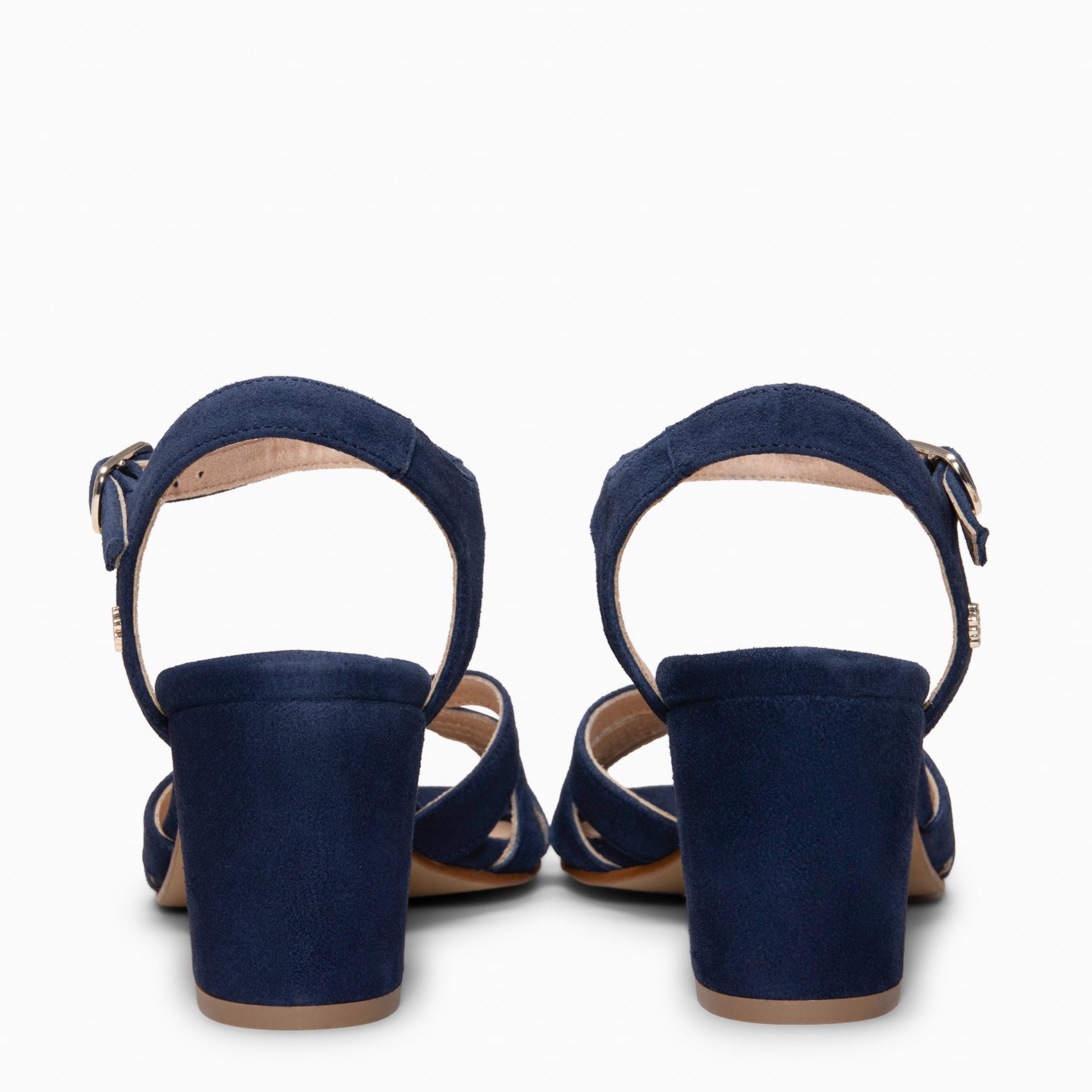 MUSA – Sandalias de Tacón ancho MARINO