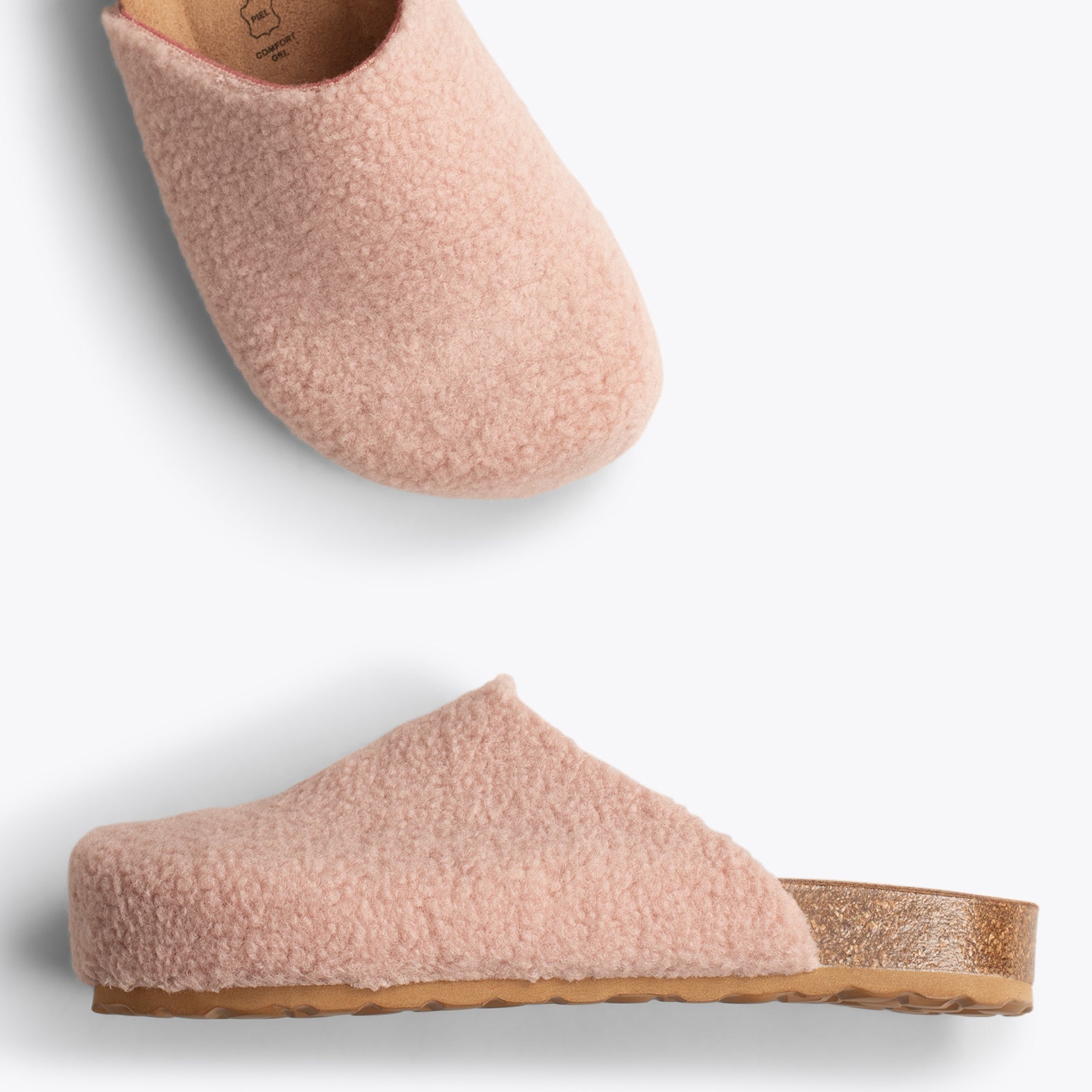 DREAMING Zapatillas estar por casa de borreguito ROSAS