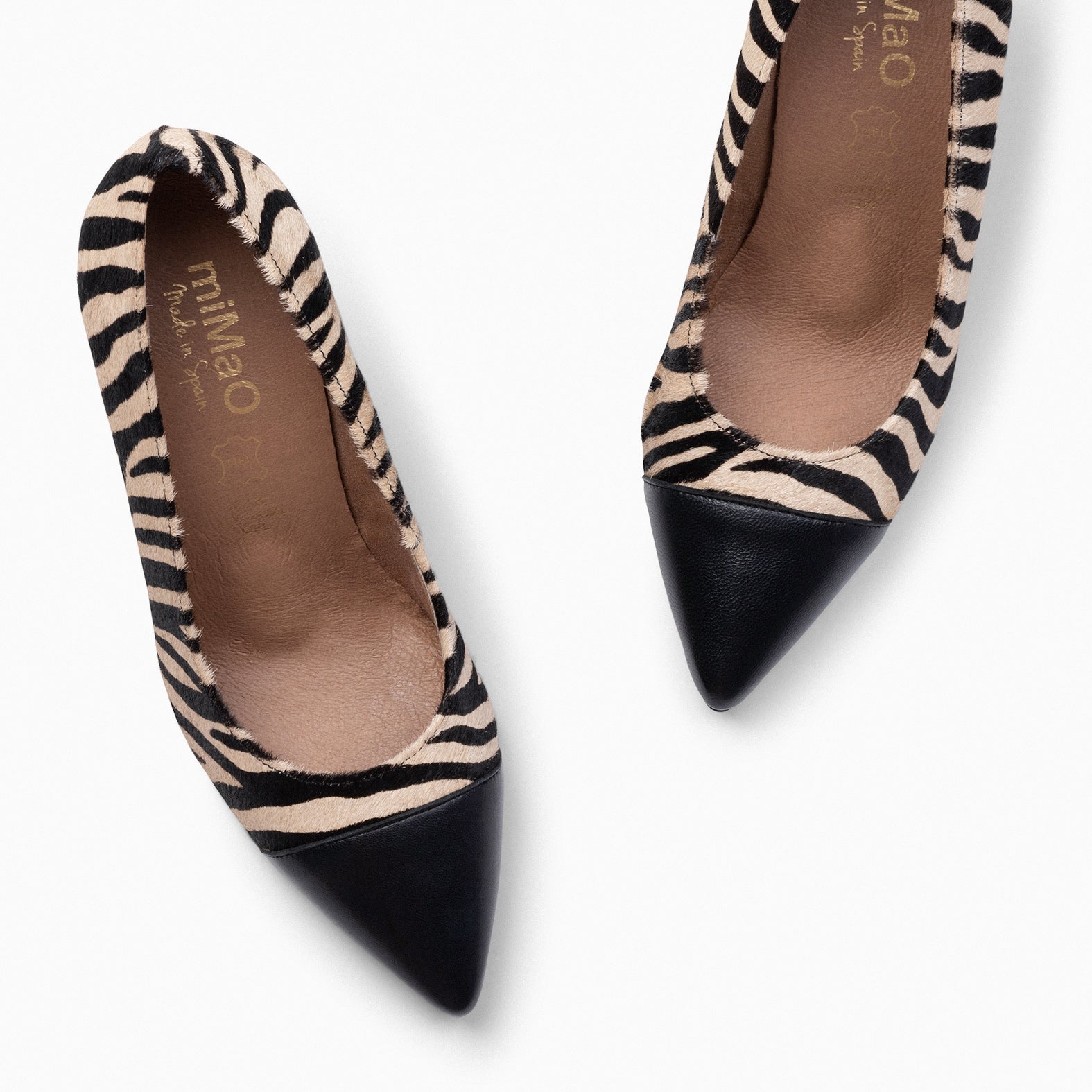 GLAM  WILD - Zapatos de salón cómodos y elegantes CEBRA
