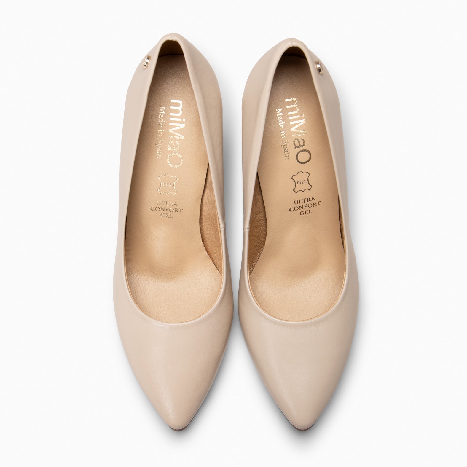 URBAN SALÓN - Zapatos de tacón alto de napa BEIGE