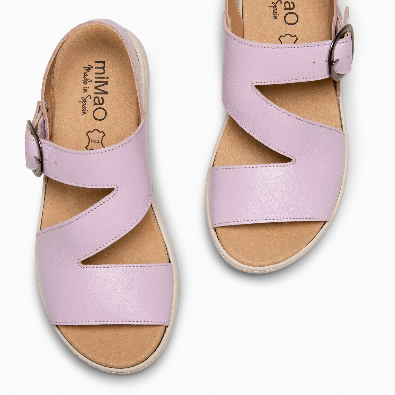 NATURA – Sandalias con plantilla Extraíble MALVA