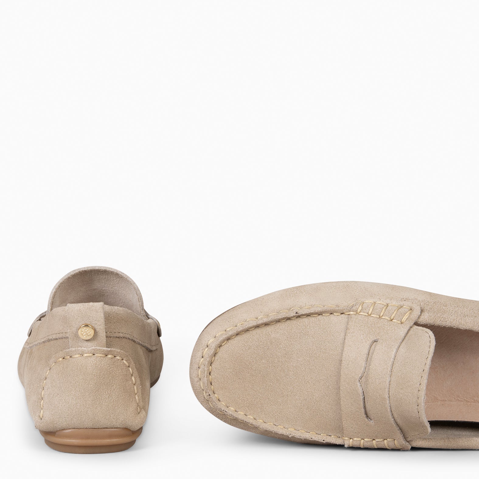 MONTEZ – Mocasín plano BEIGE
