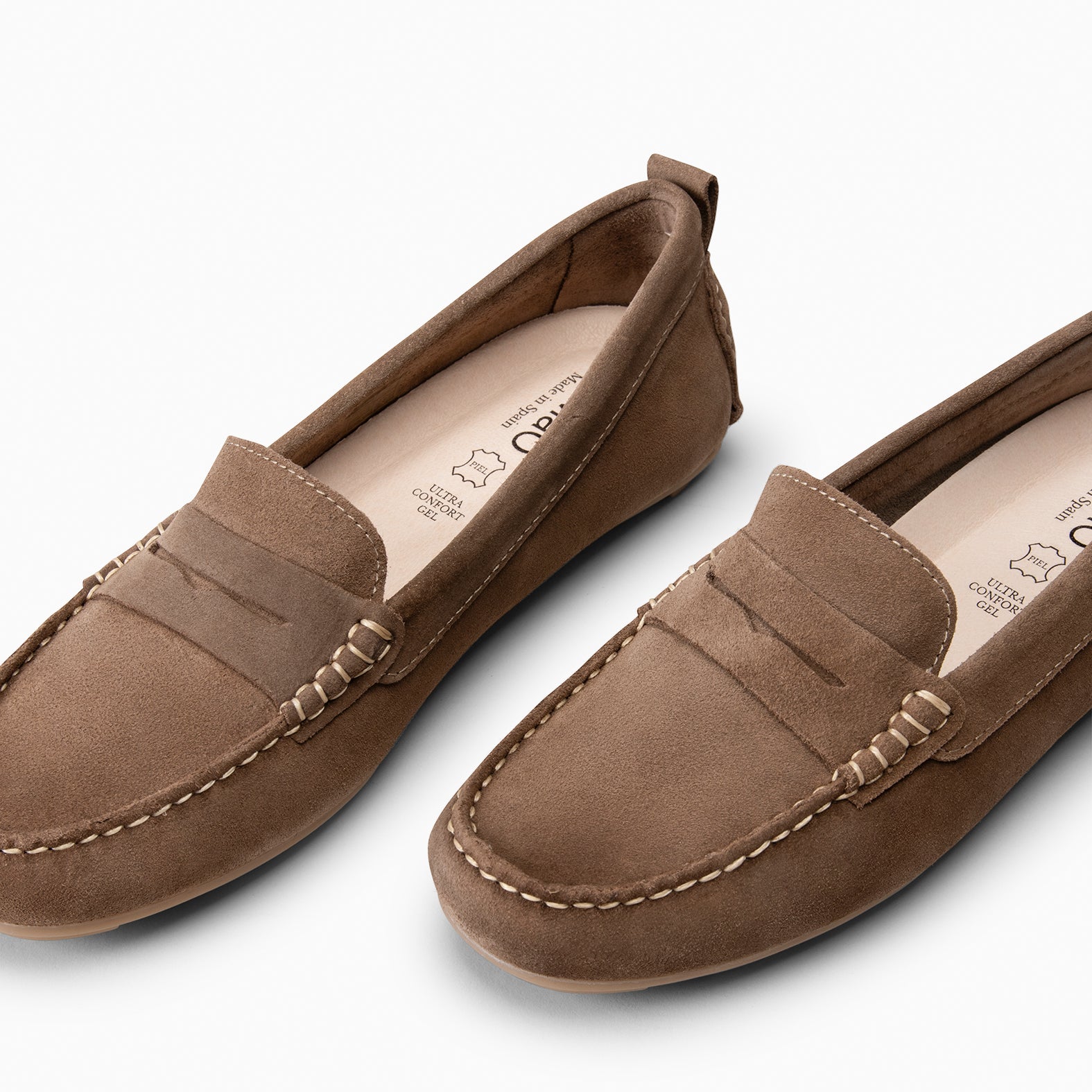 MONTEZ – Mocasín plano TAUPE