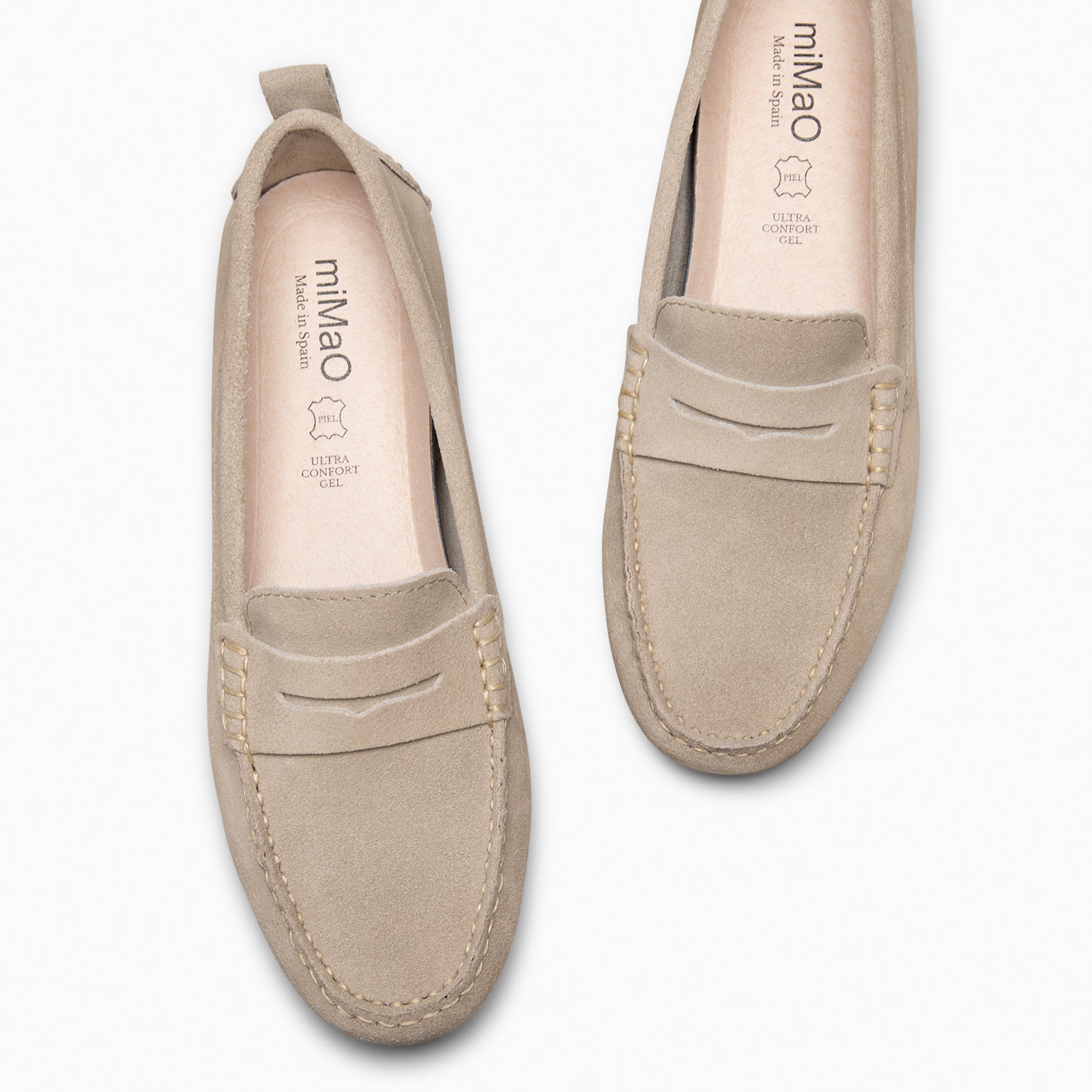 MONTEZ – Mocasín plano BEIGE