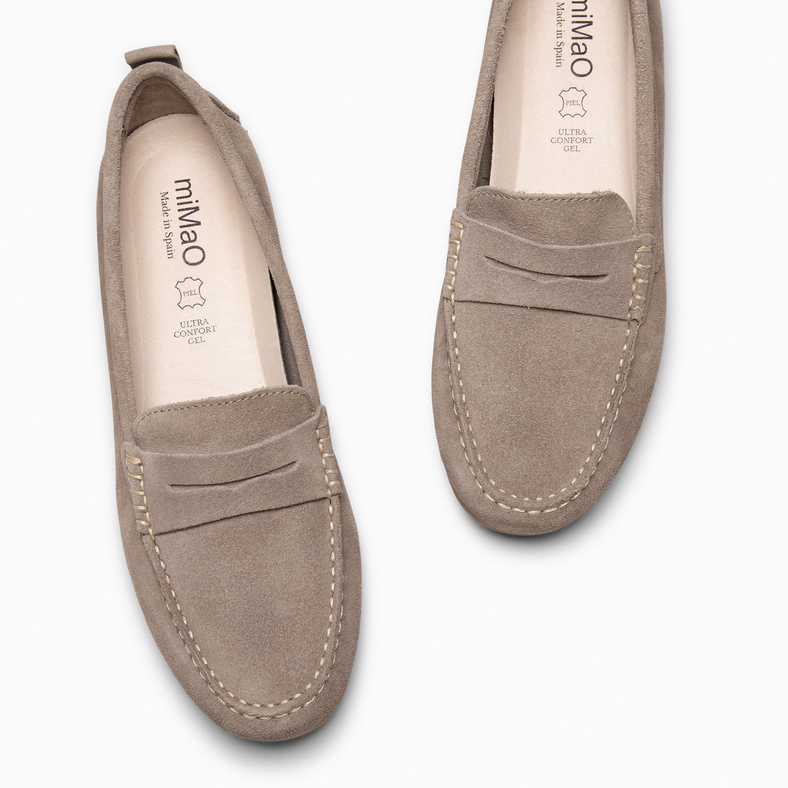 MONTEZ – Mocasín plano GRIS
