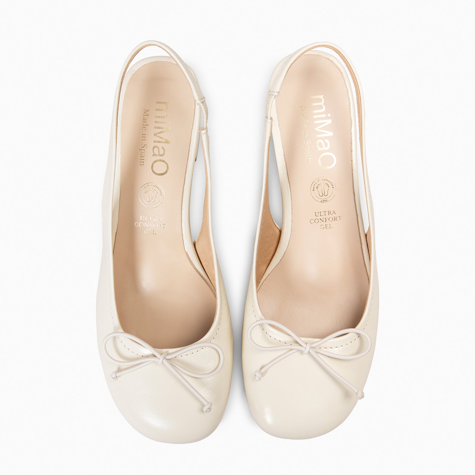 DOROTHY - Zapatos de tacón destalonado Baresoft BEIGE