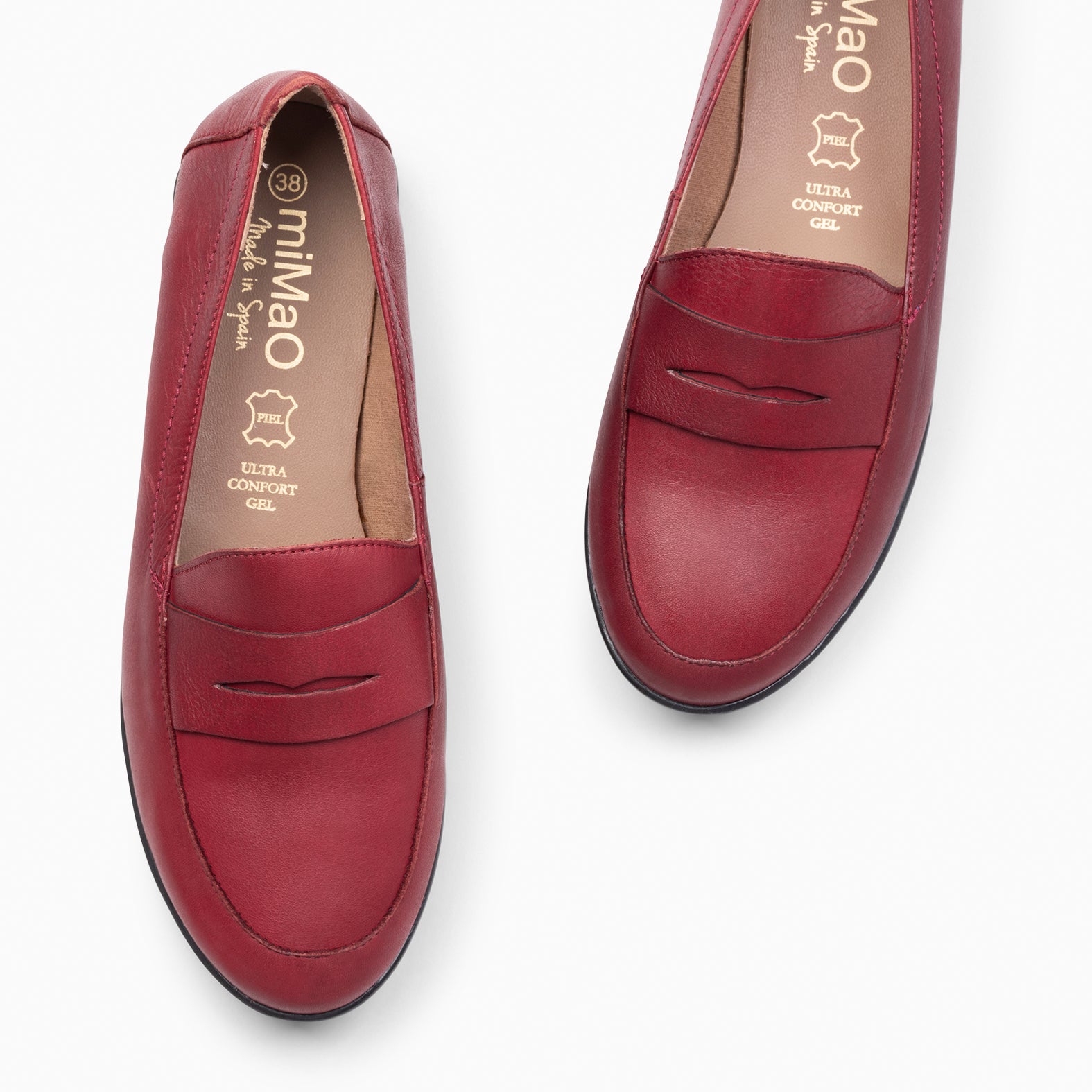 360 - Mocasines con Antifaz ROJO