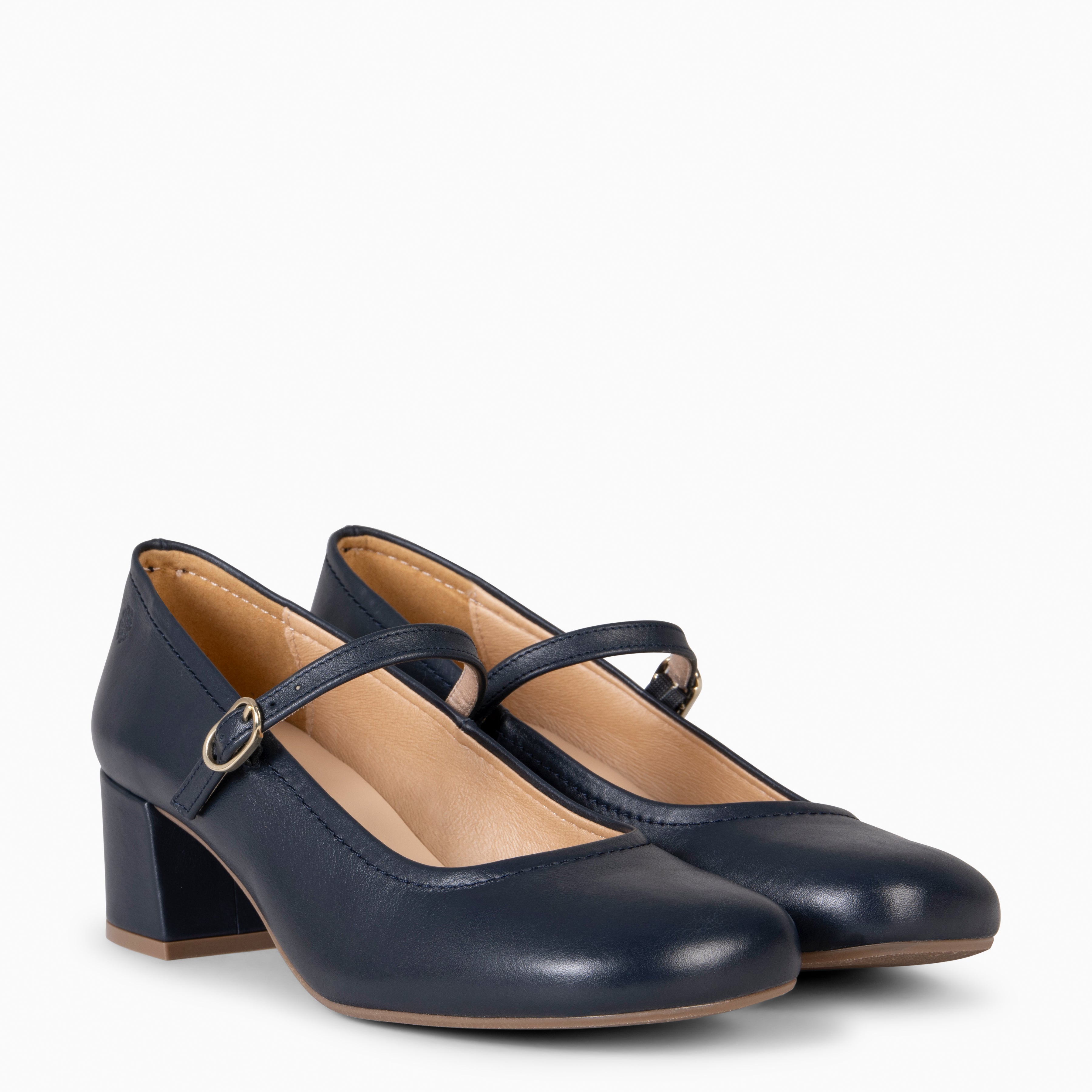 ROSALÍA - MERCEDITAS DE TACÓN ESTILO BARESOFT MARINO