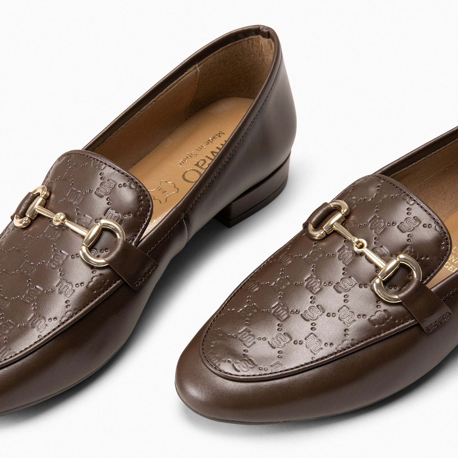 ELOISE - Mocasines planos con adorno MARRON
