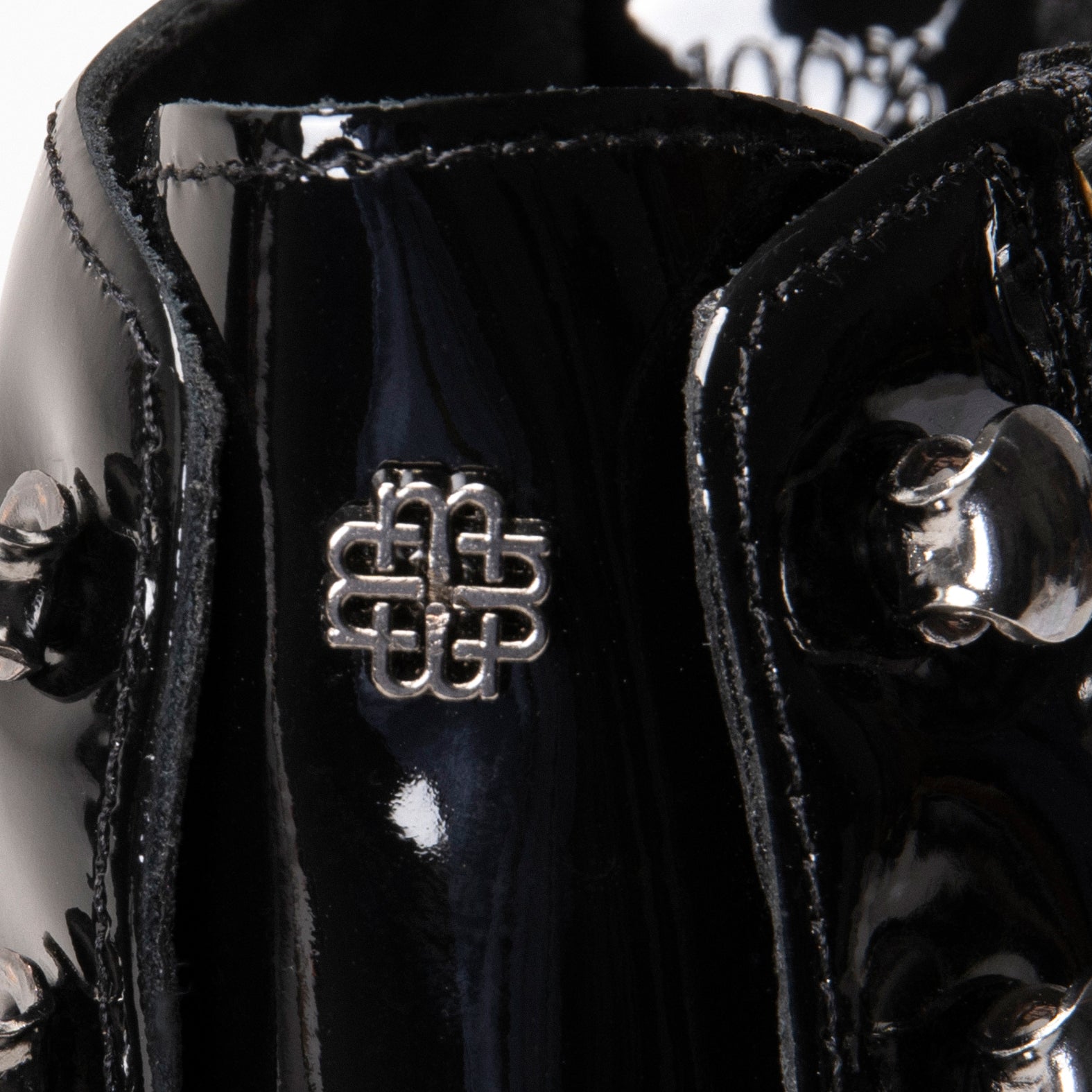 MILITAR – Botas militares de mujer NEGRO CHAROL