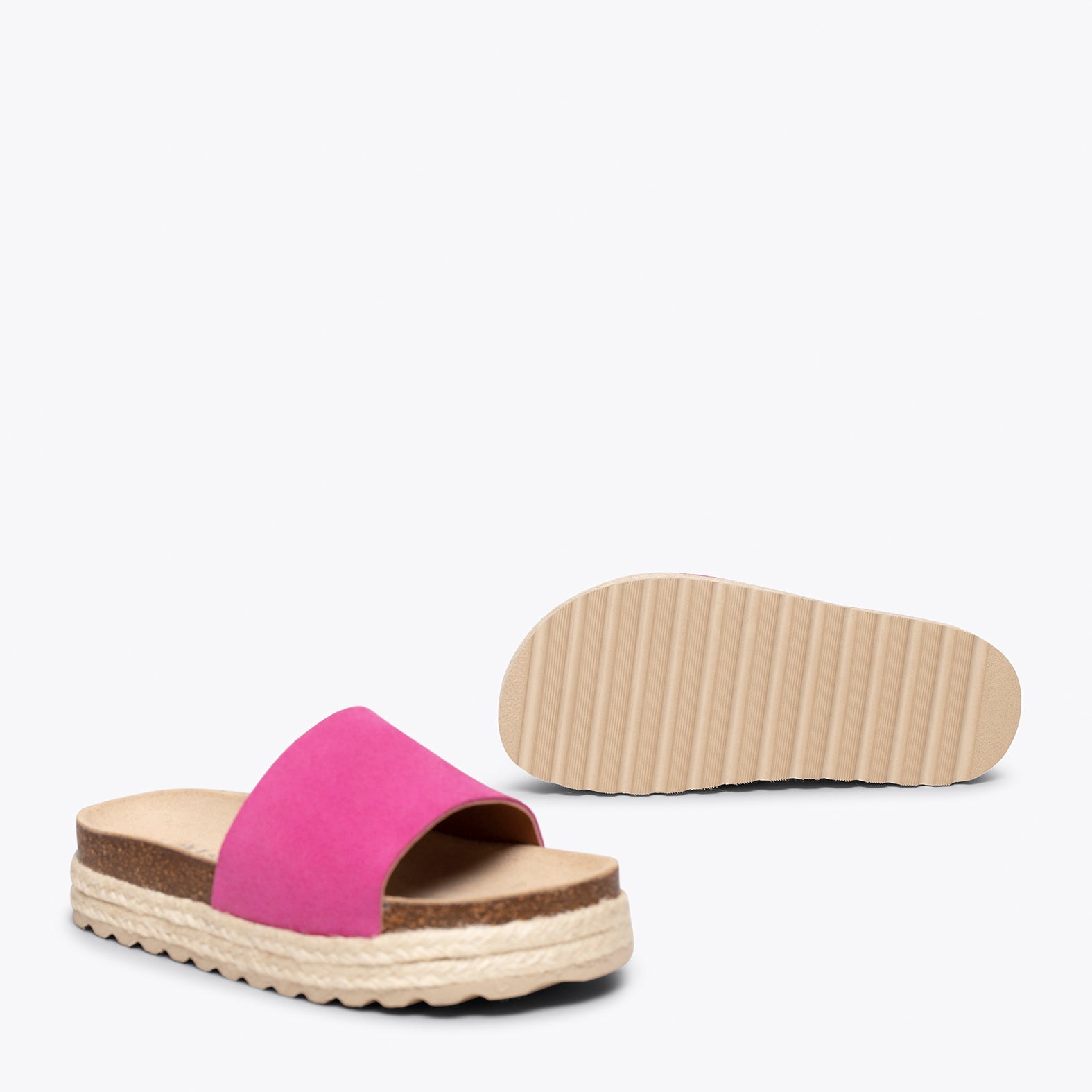 FRESA Sandalias planas de niña FUCSIA
