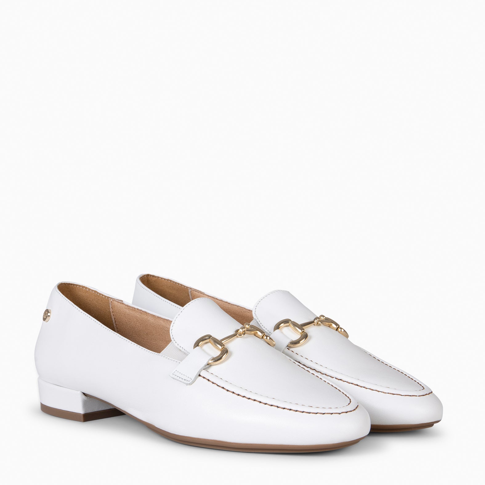 SERENA -MOCASIN PIEL DE NAPA BLANCO