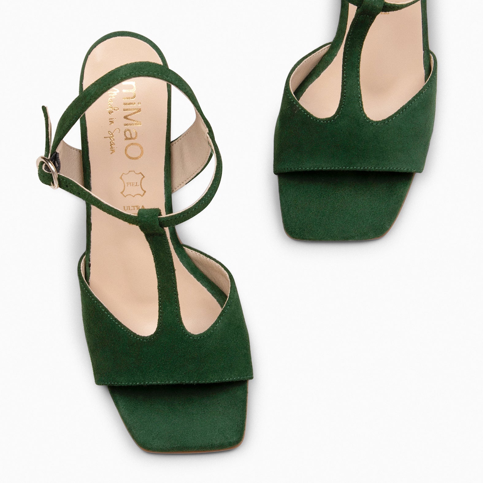 ITAKA - Sandalias de tacón alto VERDE