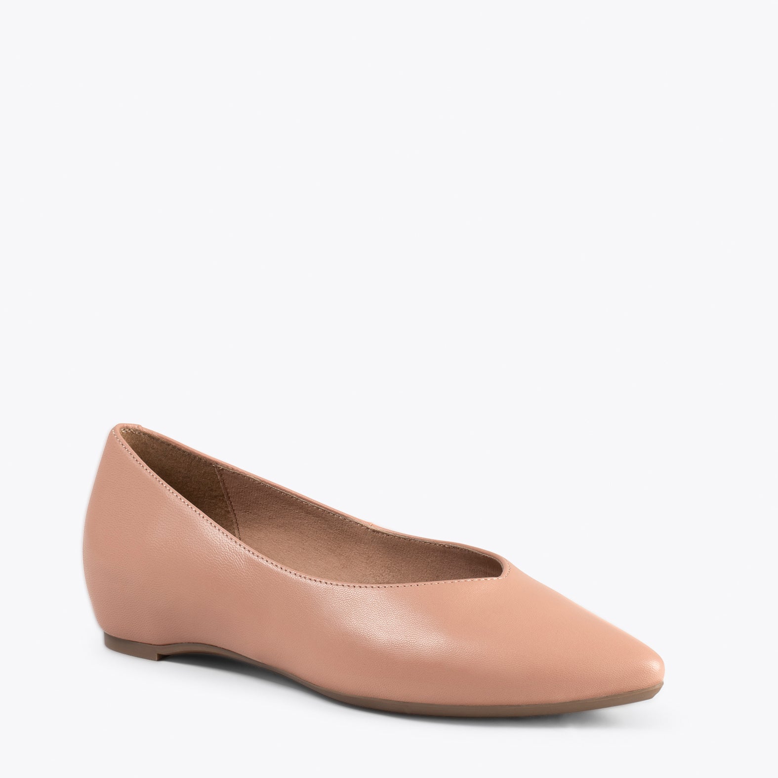 URBAN CUÑA - Zapatos con cuña interna NUDE