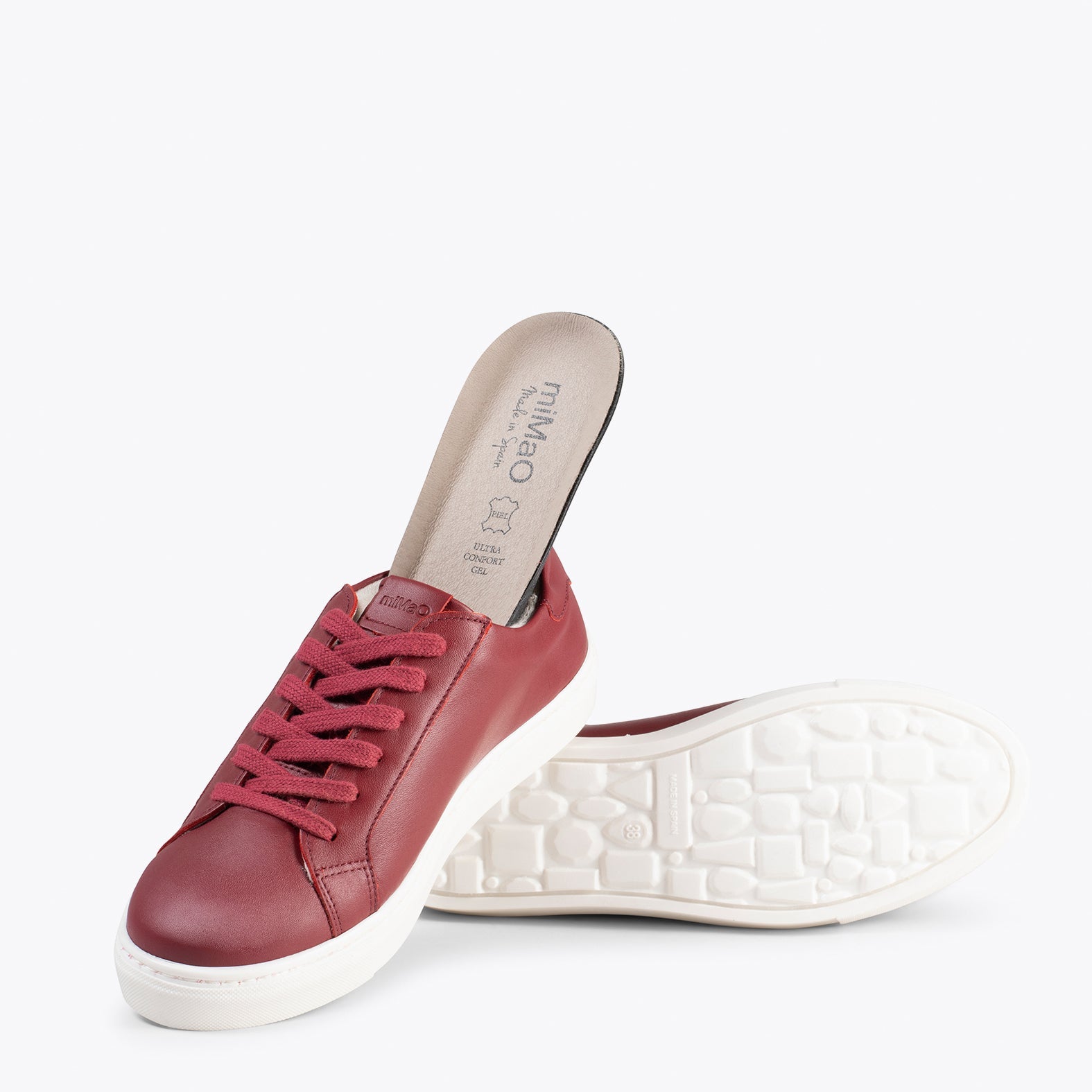 SNEAKER -  Zapatillas casual de mujer BURDEOS