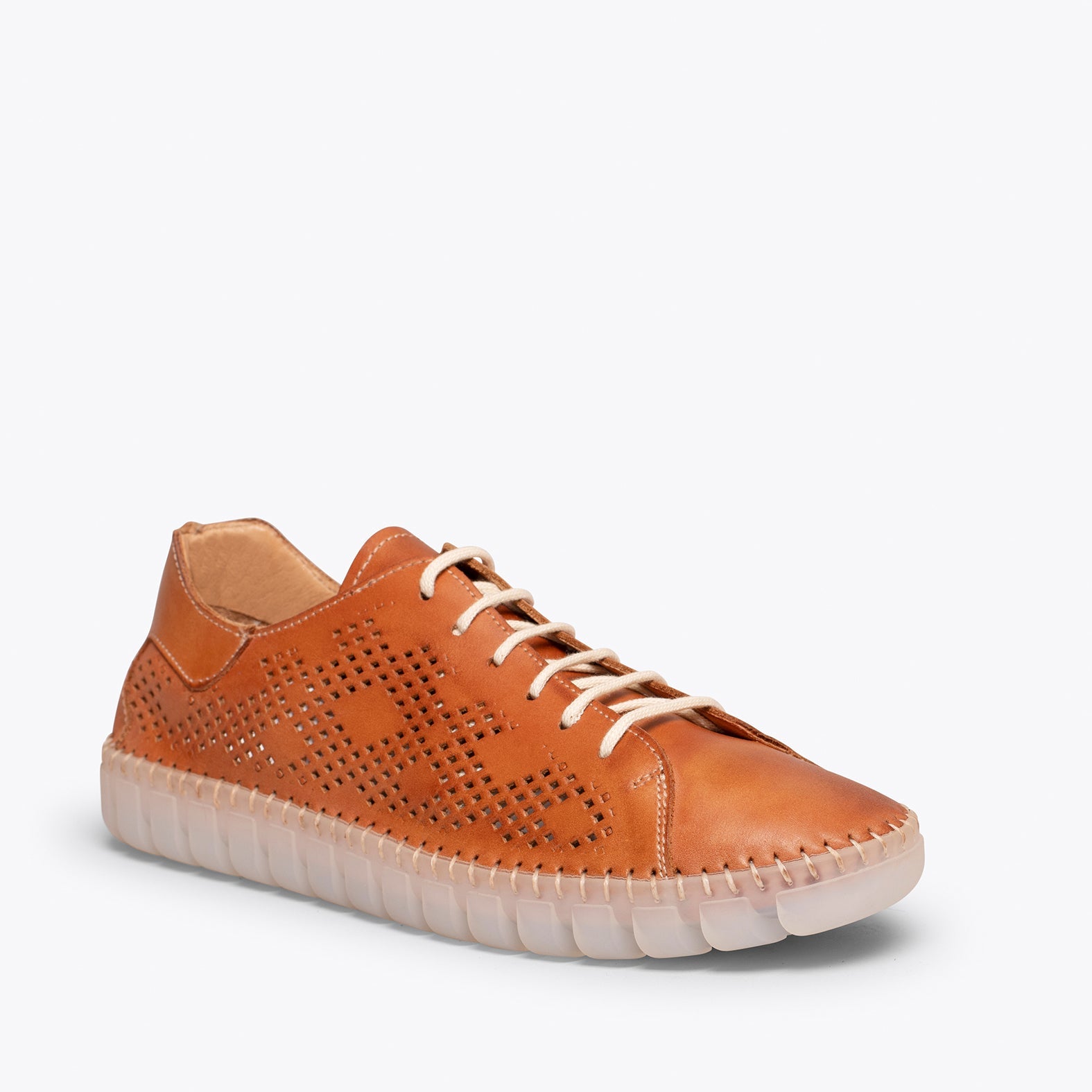 FLEXY Zapatilla CAMEL extra flexible con picado