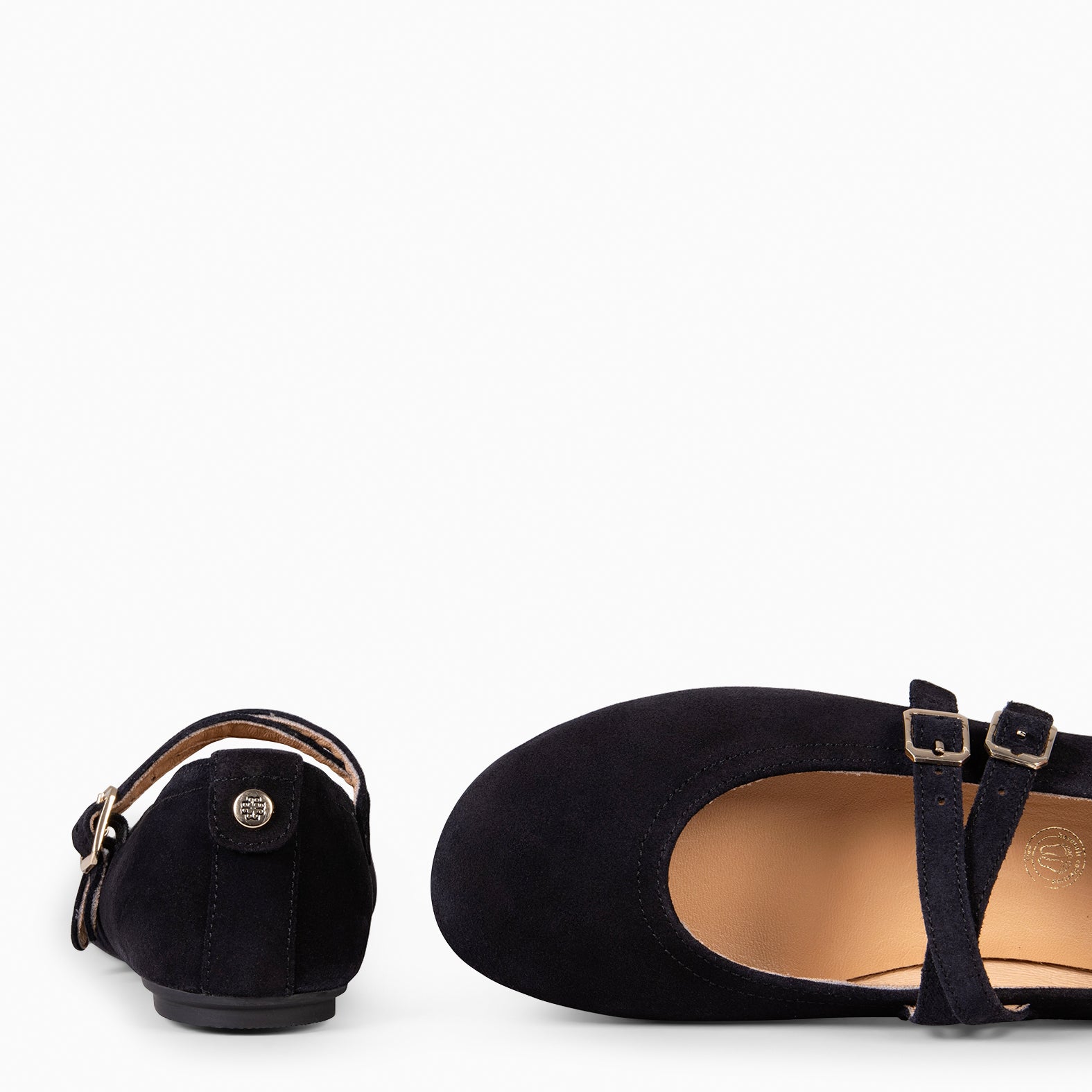 AMAPOLA - BAILARINA PLANA BARESOFT NEGRO